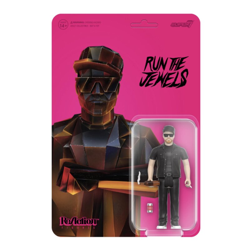 Run the Jewels ReAction EL-P Action Figure - Collectible Hip-Hop Toy for Fans - Perfect for Display, Gifts & Music Memorabilia Collections