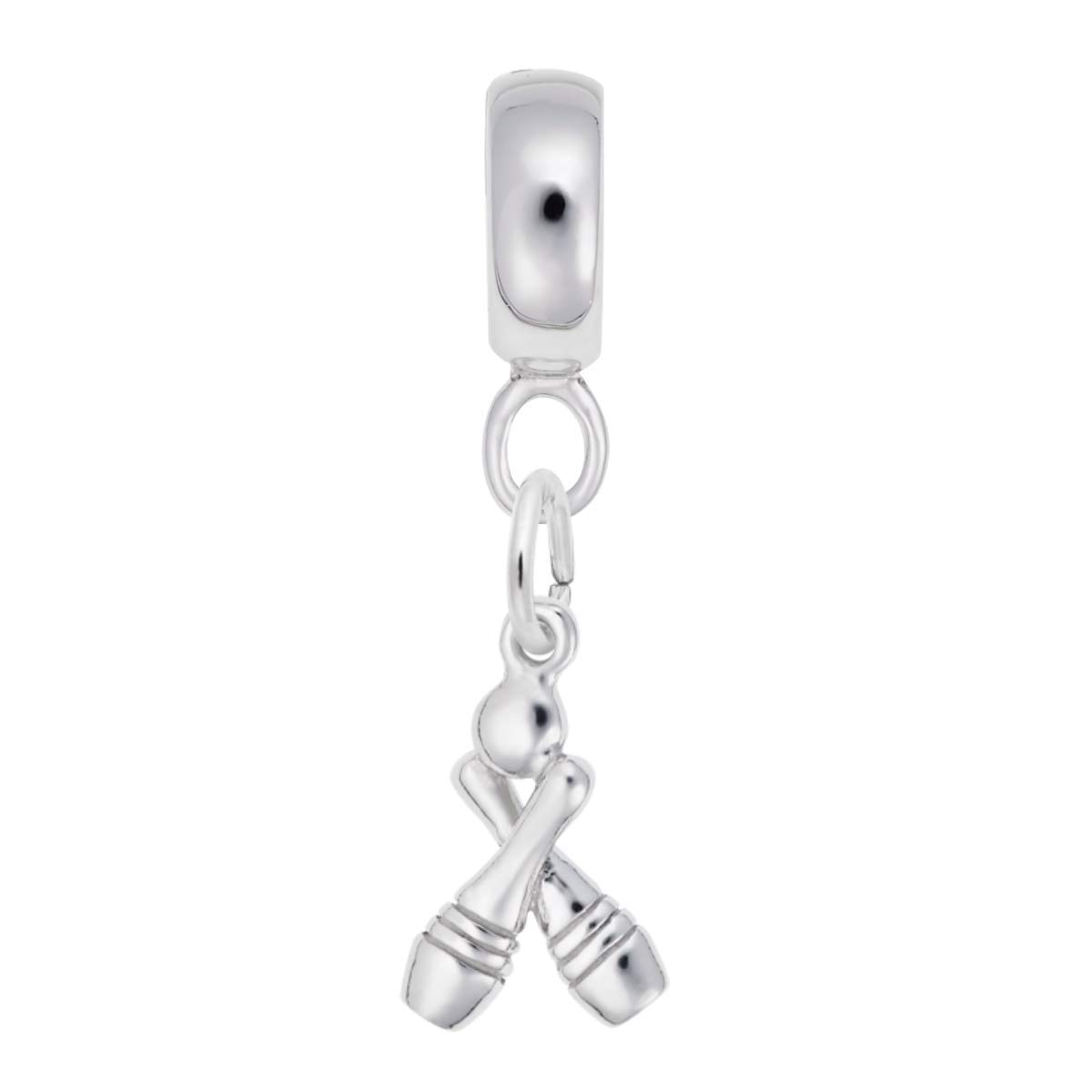 Bowling Charm Beads for Jewelry Making - Dangle Beads for DIY Bracelets & Necklaces - Perfect for Sports Lovers & Bowling Enthusiasts