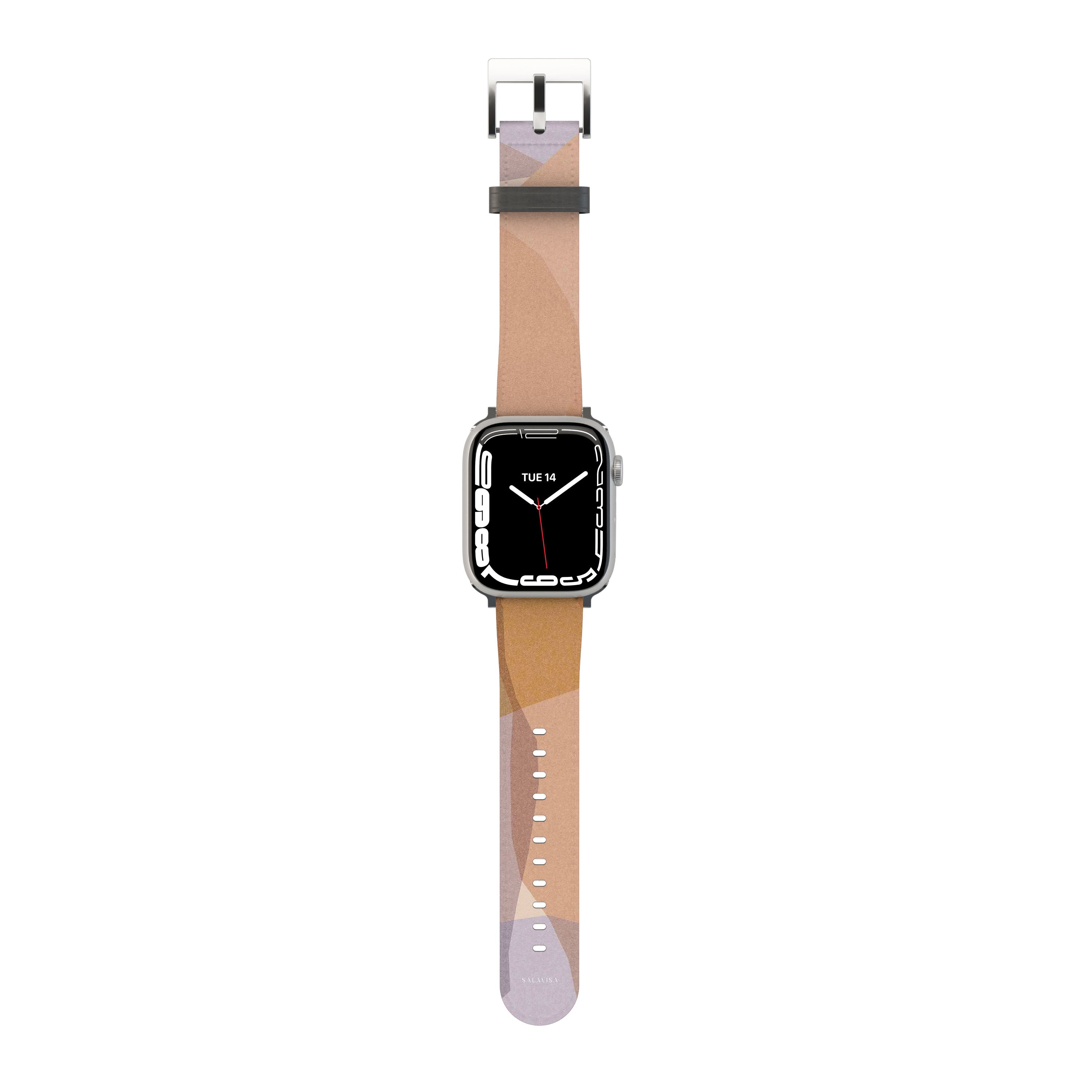 Premium Mixed Layers Apple Watch Band - Durable & Stylish Replacement Strap for Apple Watch Series 1-9 - Perfect for Workouts, Office & Everyday Wear