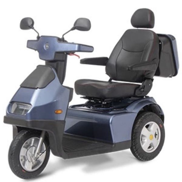 AFIKIM Afiscooter S3 3-Wheel Mobility Scooter for Adults - Lightweight Electric Scooter for Seniors & Disabled - Indoor/Outdoor Use for Shopping, Parks & Travel