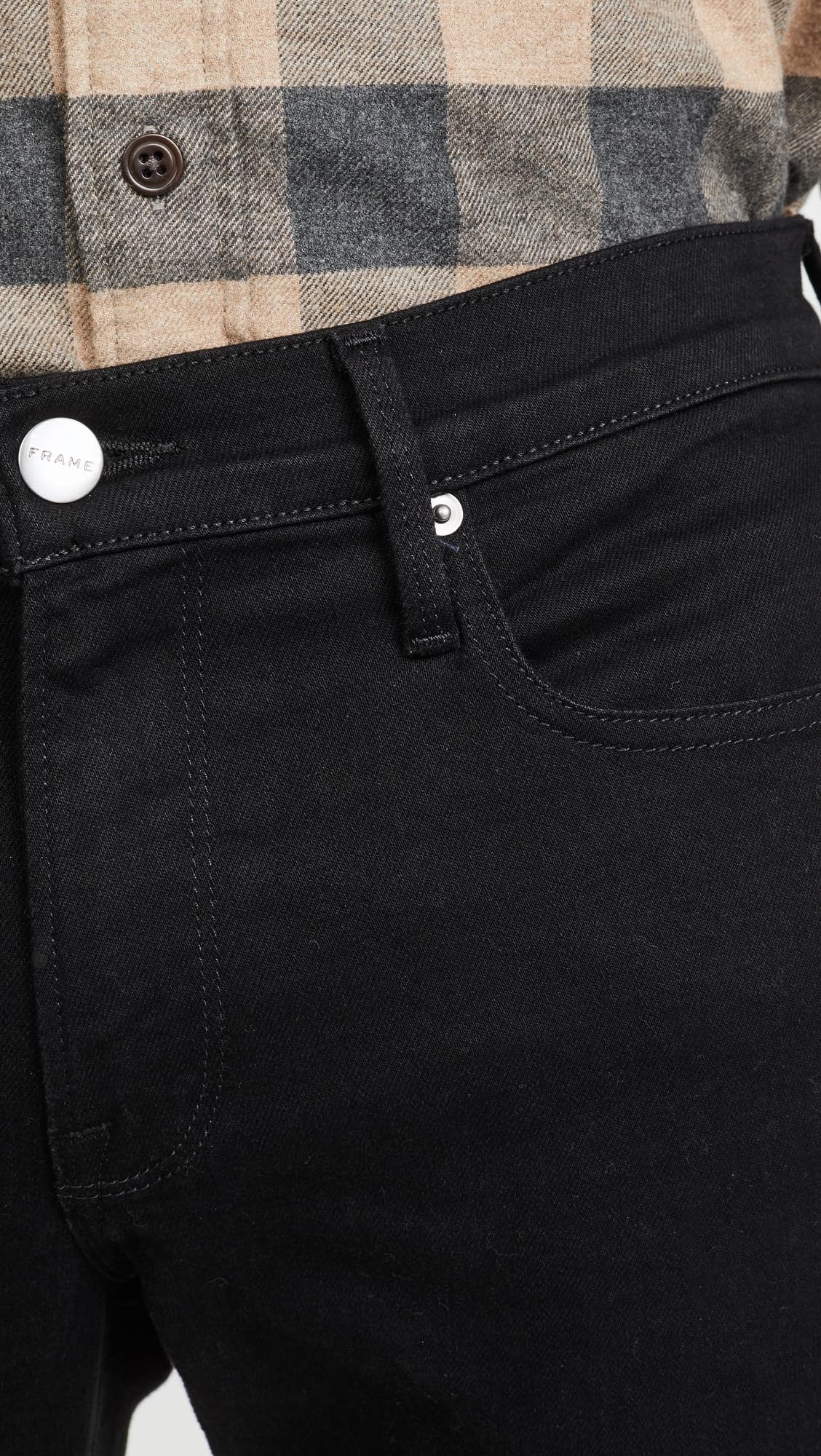FRAME Men's L'Homme Slim Fit Stretch Denim Jeans - Comfortable & Stylish for Casual Wear, Office & Night Out