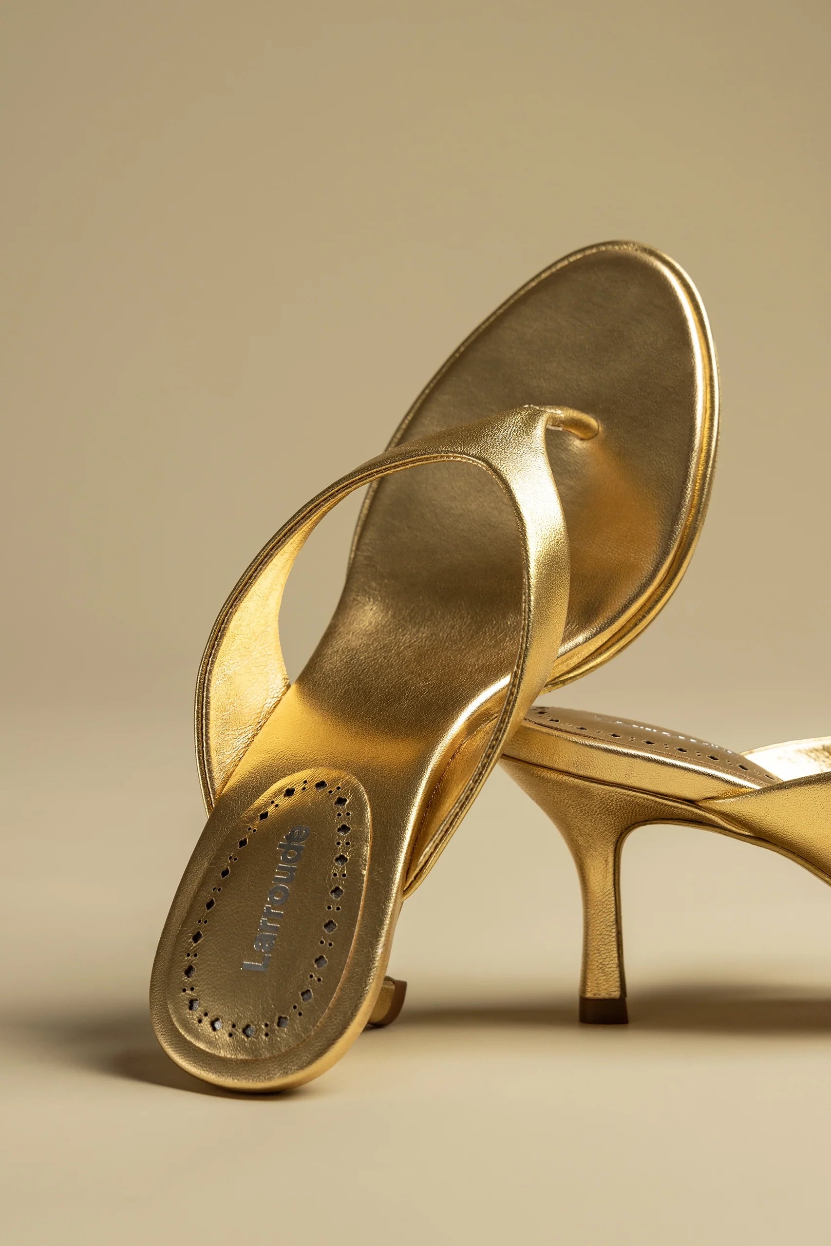 Gaia Women's Metallic Leather Sandals in Gold - Comfortable & Stylish for Summer, Beach, and Casual Outings