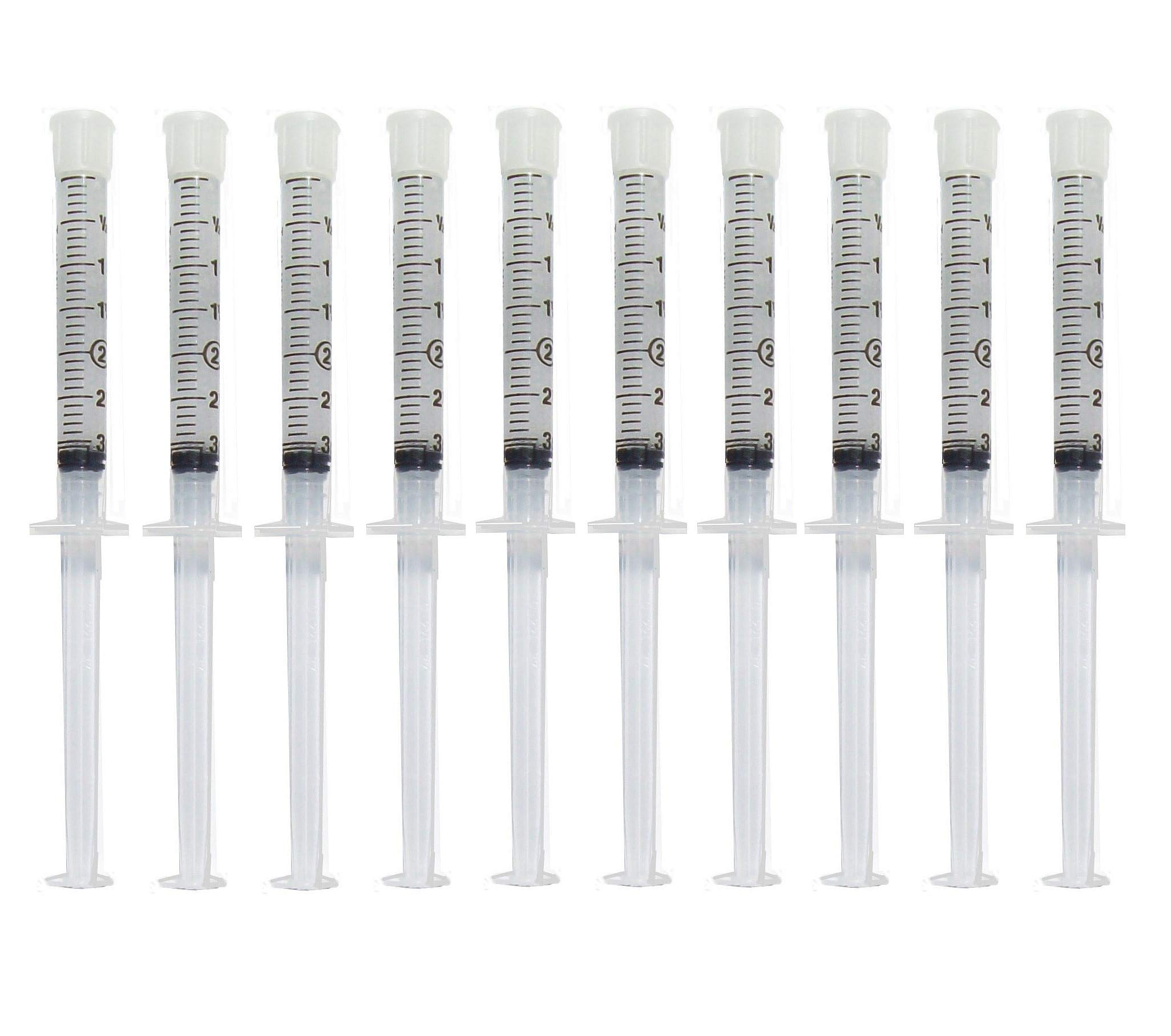 Professional Teeth Whitening Gel Syringe Kit - 22% Carbamide Peroxide, 10 x 3ml Dental Bleaching Syringes for Brighter Smile | At-Home Teeth Whitening Treatment for Coffee & Wine Stains Removal