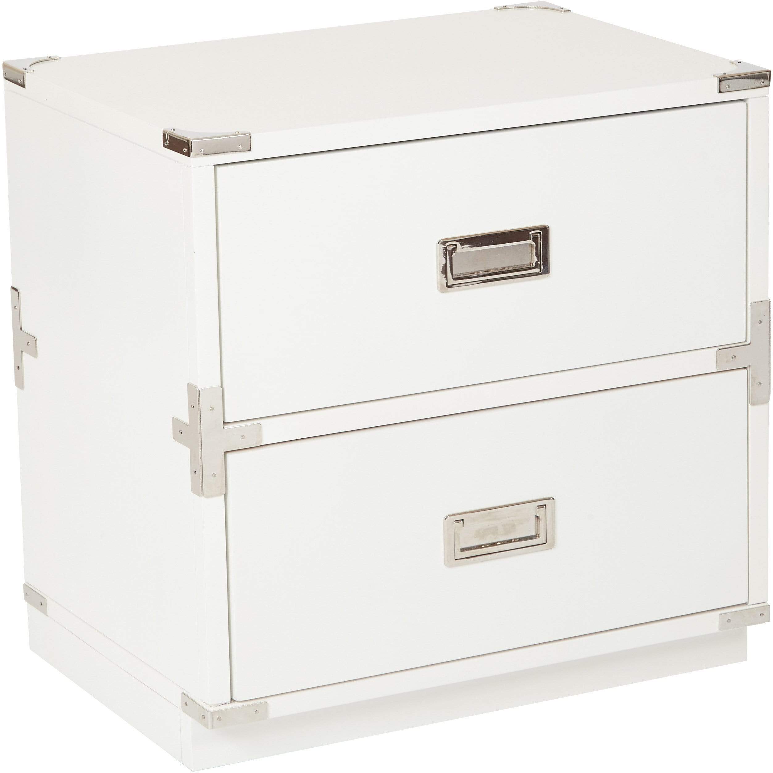 Office Star OSP Designs Wellington 2-Drawer File Cabinet [WEL1622] - Compact Storage Solution for Home Office & Workspace Organization