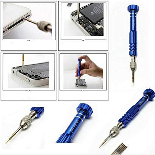 IKIS 5-in-1 Magnetic Precision Screwdriver Set - Mini Pocket Repair Tool Kit for Eyeglasses, Smartphones, Tablets & Watches - Perfect for Home Repairs, DIY Projects & Electronics Maintenance