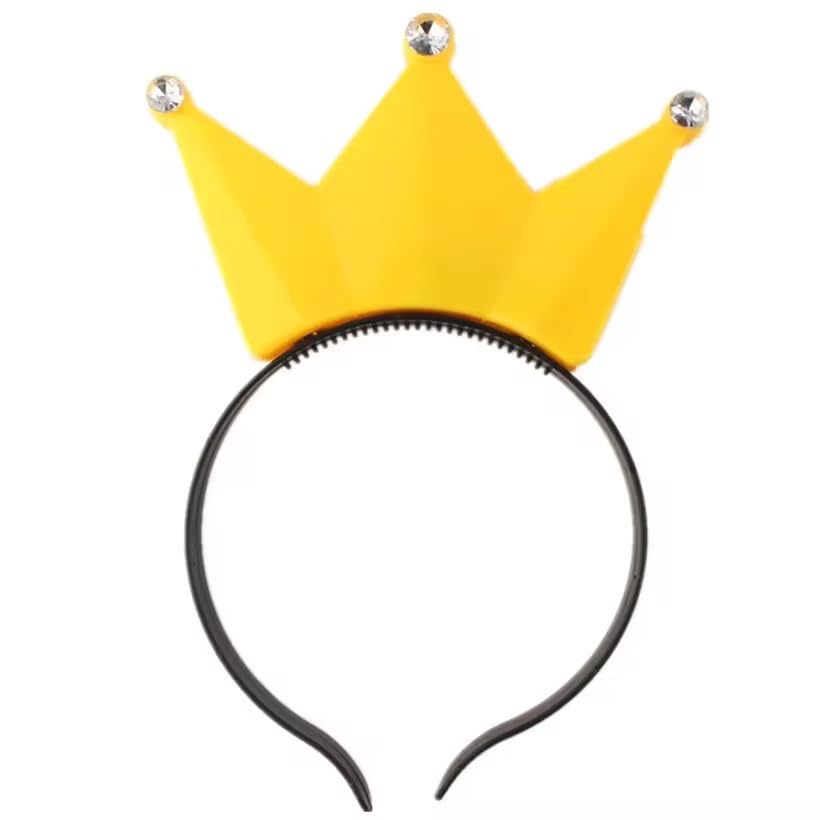 LED Light Up Princess Tiara Headband - Flashing Halloween Crown for Costume Parties, Birthday Celebrations & Festive Events | Glow in the Dark Party Accessories for Women & Girls