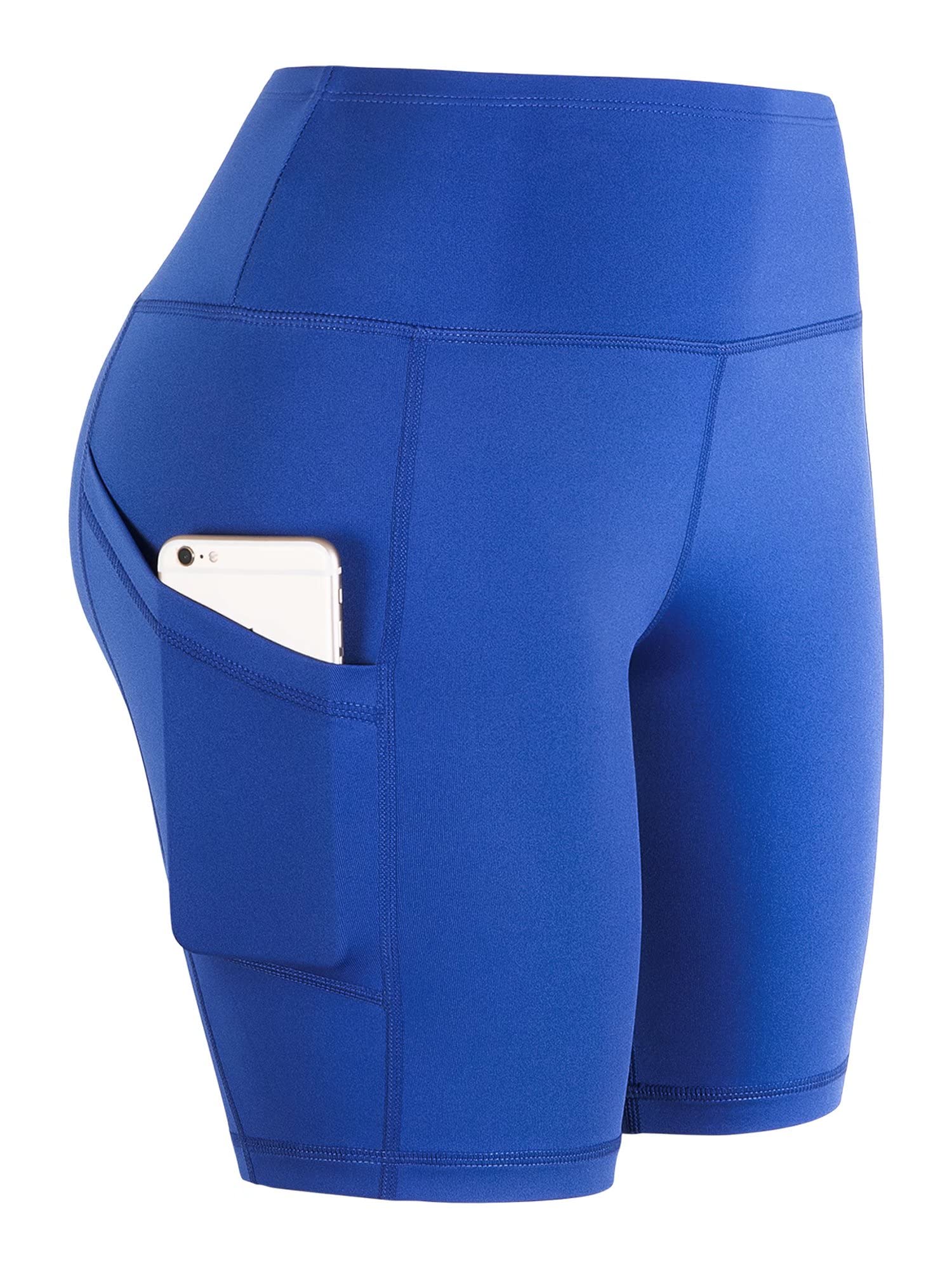 kenlcad Women's High Waist Compression Shorts 4