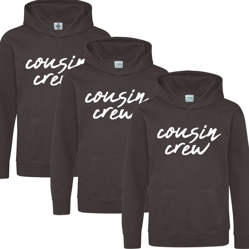Cousin Crew Kids Hoodies - Storm Grey (MRK X) | Soft Cotton Pullover for Boys & Girls | Perfect for Playdates & Outdoor Adventures