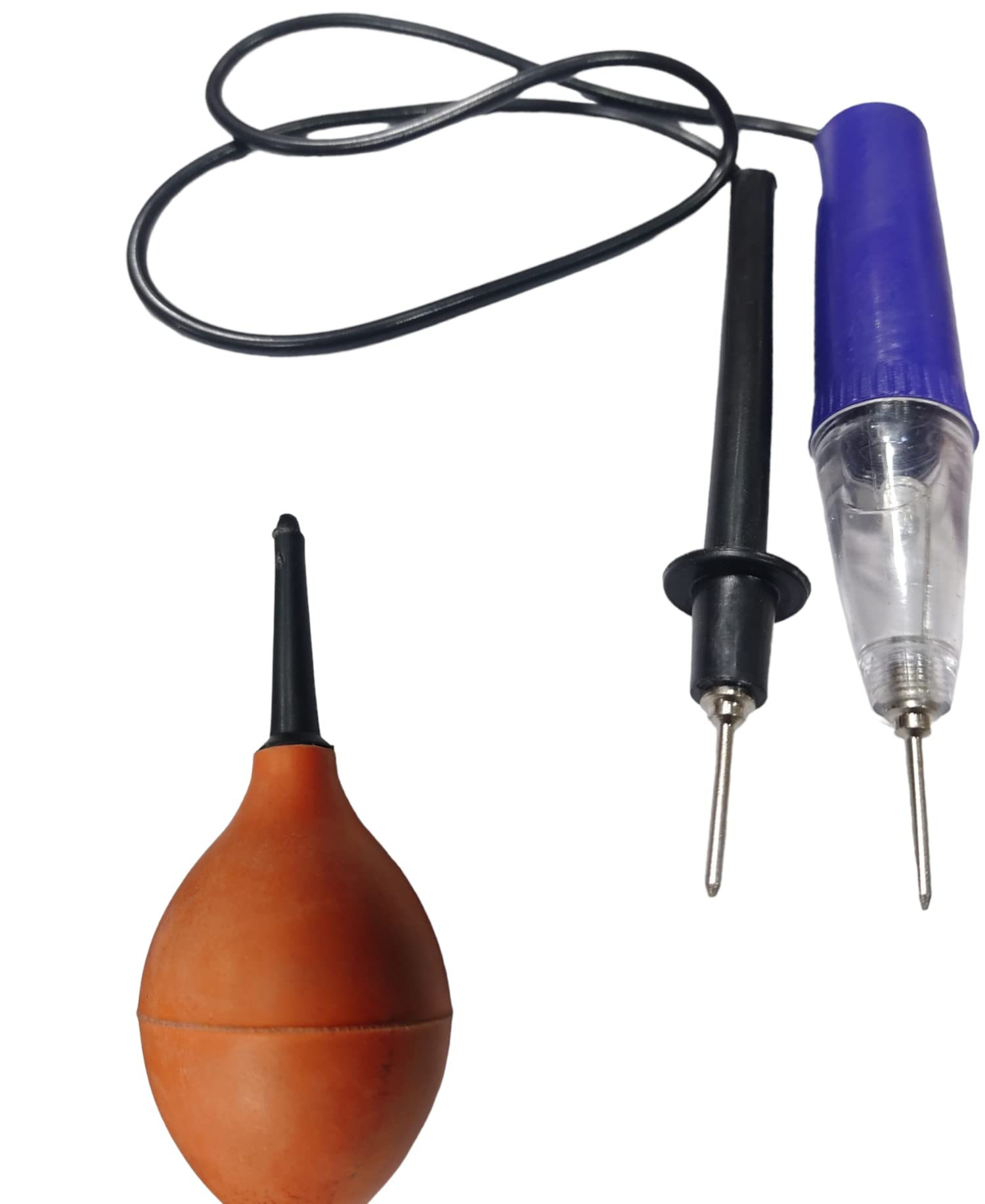 Gilhot® Electronic Continuity Tester & Universal Rubber Air Blower Pump Cleaner - 2-in-1 Combo Tool for Electrical Testing & Dust Cleaning - Perfect for Electricians, DIY Enthusiasts & Computer Maintenance