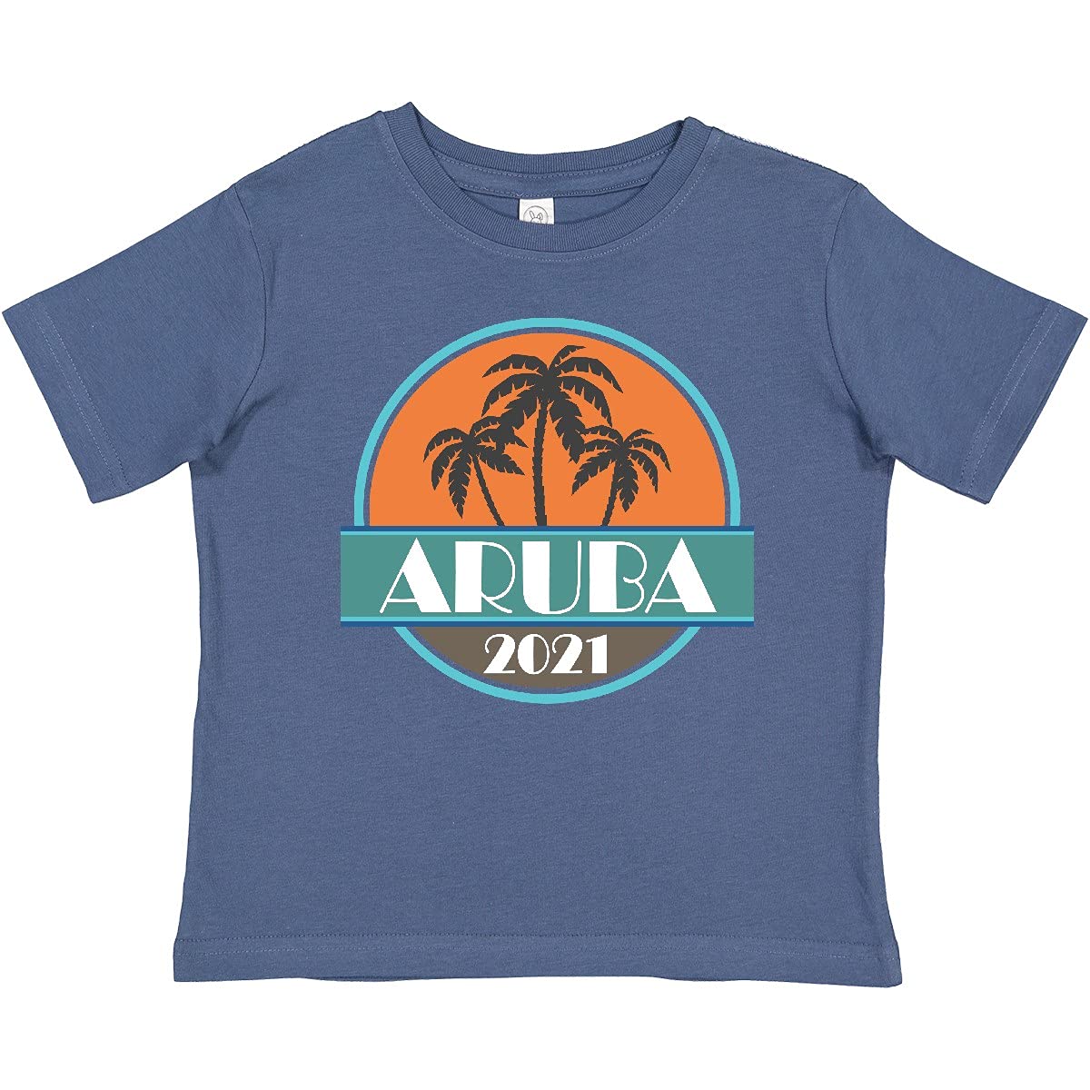 Inktastic Aruba 2021 Vacation Souvenir Baby T-Shirt - Cute Island-Themed Cotton Tee for Infants & Toddlers - Perfect for Beach Trips, Family Photos & Tropical Vacations
