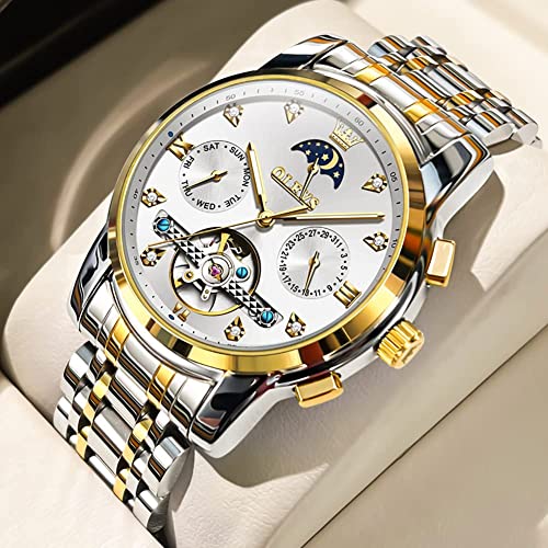 6678：Two tone band & White dial