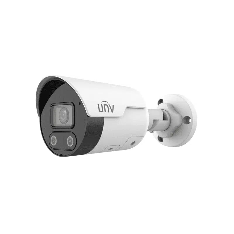 Uniview IPC2124SB ADF40KMC I0 4MP HD Bullet Security Camera with 4.0mm Lens, Light & Audible Alarm - Ideal for Home Surveillance, Business Security, and Outdoor Monitoring