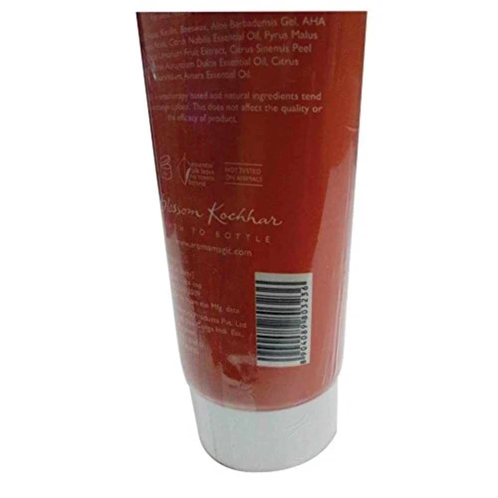 Aroma Magic Brightening & Anti-Aging Face Mask with Mandarin & Orange Essential Oils - Exfoliating & Clarifying Facial Treatment for All Skin Types (100g) | Perfect for Daily Skincare Routine & Spa Nights at Home
