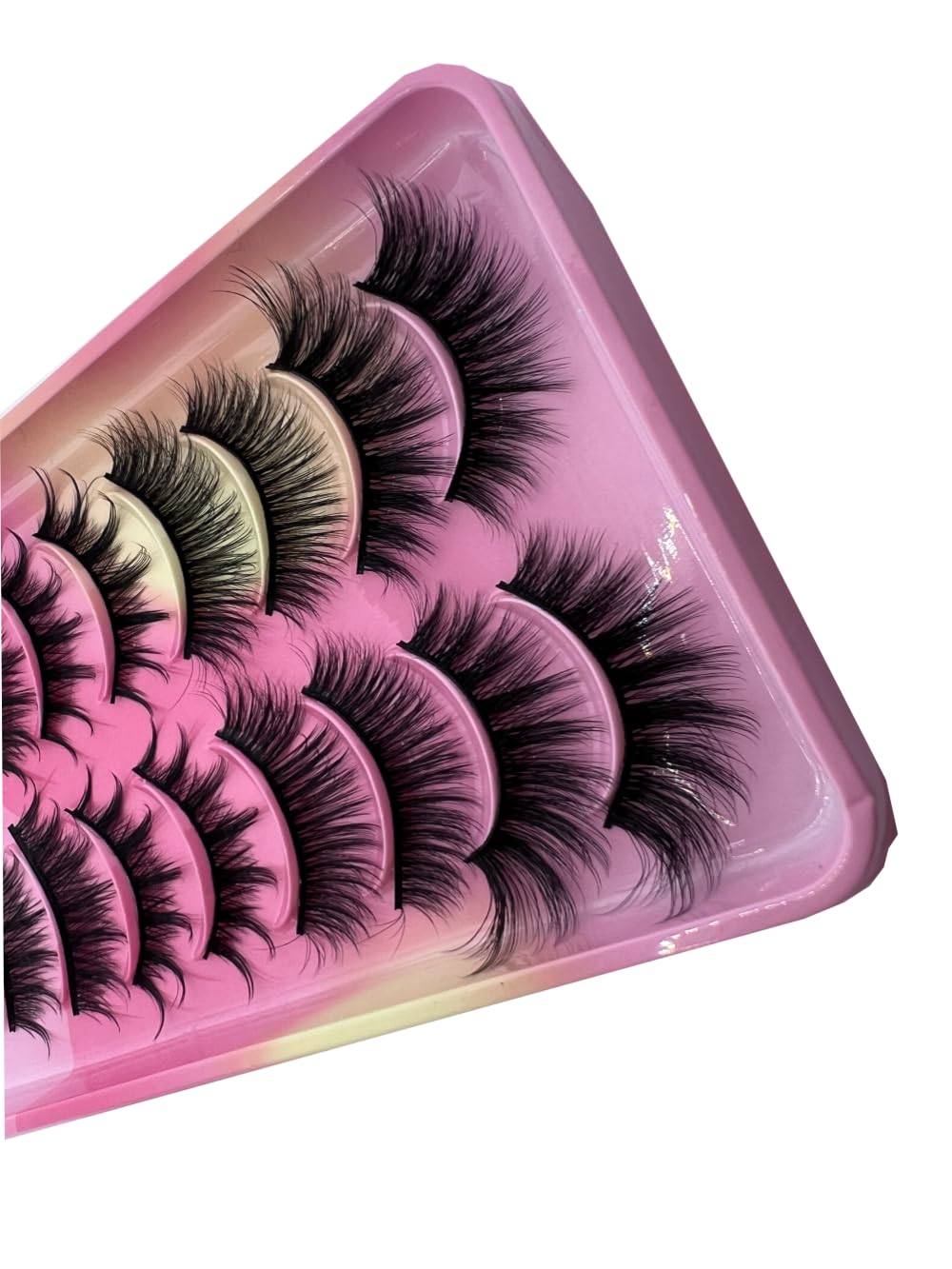 Natural Wispy Mink False Eyelashes - Fluffy 3D Volume Lashes That Look Like Extensions (10 Pairs) - Perfect for Daily Wear, Special Occasions & Bridal Makeup