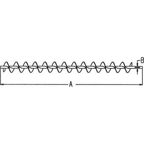 Aftermarket Replacement Auger - Lower Clean Grain 8820 AH105856 for John Deere Combine Harvesters | Durable Grain Conveyor Part for Farming & Agriculture Use