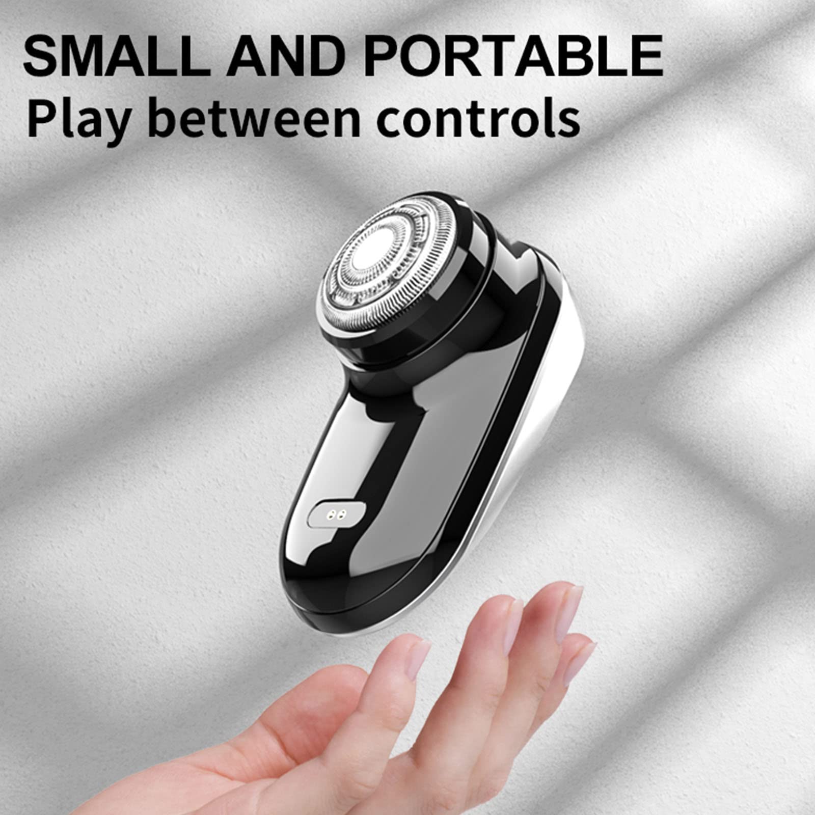 Premium Waterproof Electric Shaver for Men - Rechargeable Travel Beard Trimmer with Powerful Motor | Perfect for Home, Gym & Business Trips