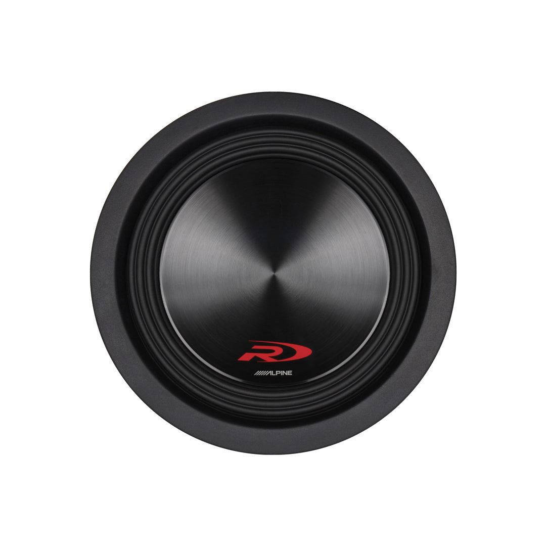Alpine SWR 8D4 R Series 8-Inch Dual 4 Ohm Voice Coil Subwoofer - 1000W Peak Power for Deep Bass - Perfect for Car Audio Systems & Home Theater Setups