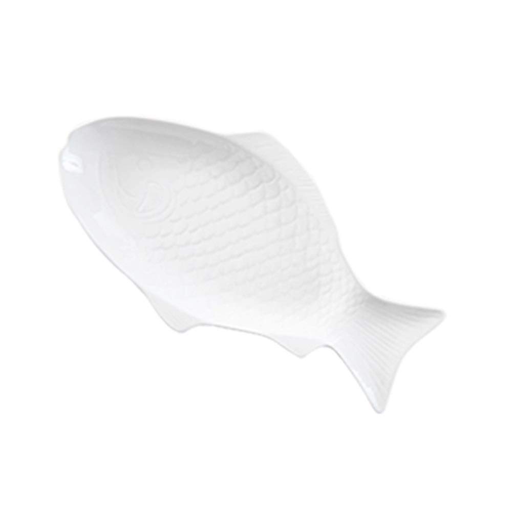 Fish Shaped Ceramic Dinner Plates Set - Creative Tableware for Snacks, Meals & Storage - Elegant Kitchen Accessories for Dining, Luncheons & Home Decor
