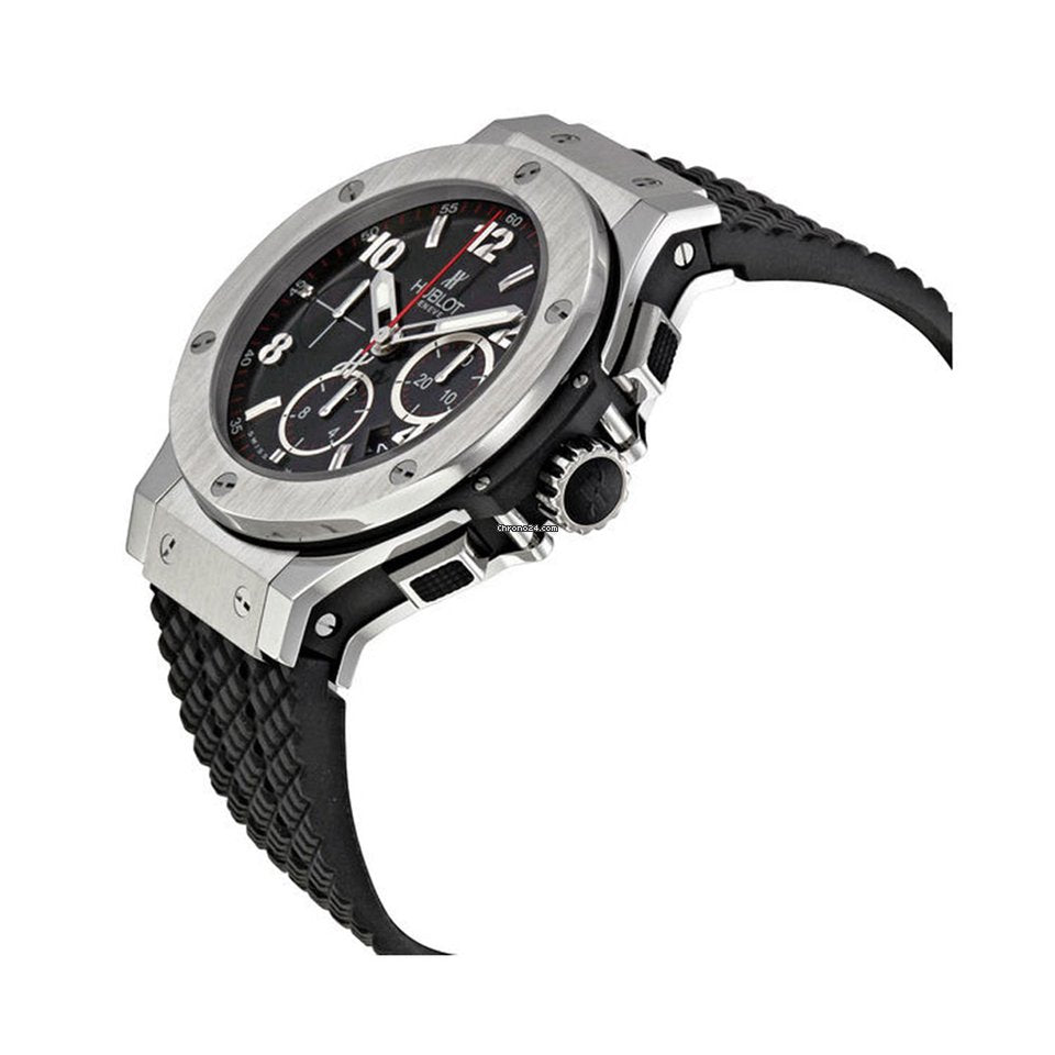 Hublot Big Bang Men's Automatic Chronograph Watch - Stainless Steel Case & Rubber Strap - Luxury Sports Watch for Men - Perfect for Business, Casual & Special Occasions