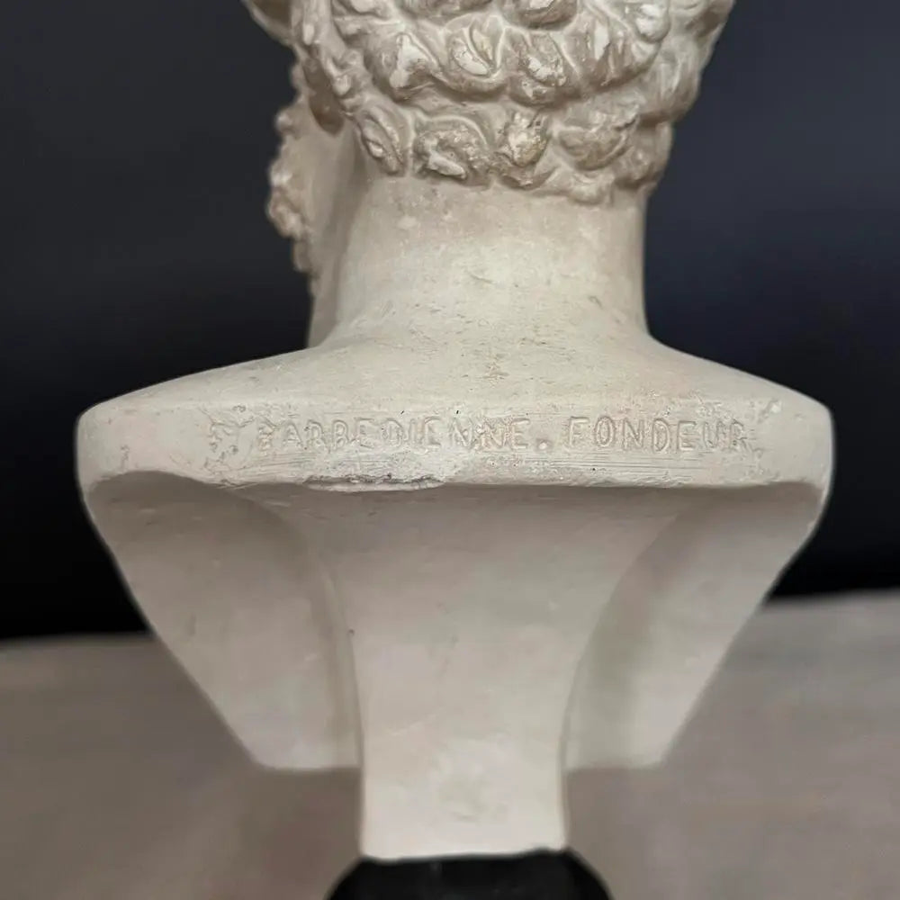Lucio Vero Bust - Ancient Roman Plaster Statue Replica for Home Decor, Office Display & Historical Collections
