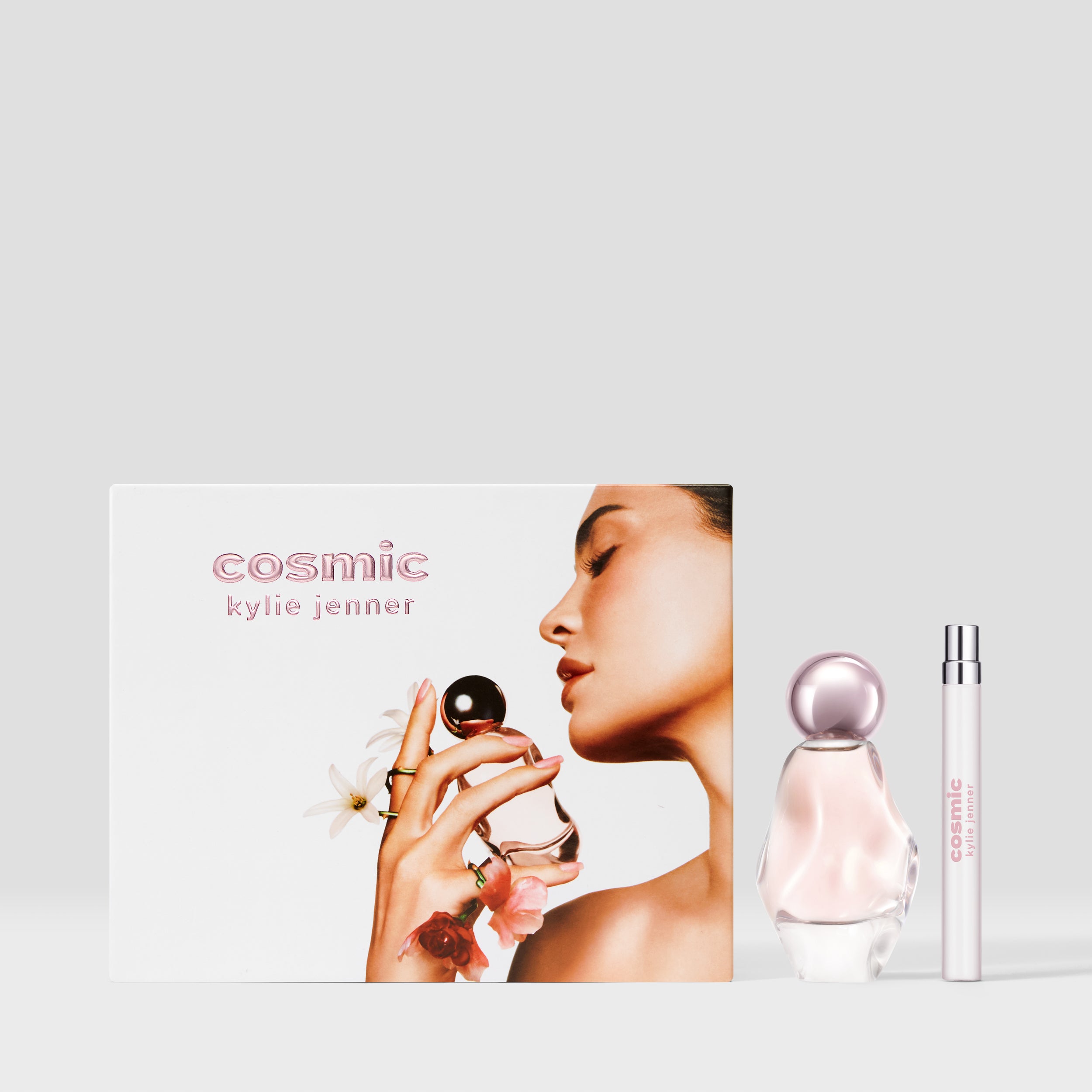 Kylie Jenner Cosmic Perfume Gift Set - 50ml Eau de Parfum & Travel Pen Spray - Perfect for Gifting, Travel & Everyday Use
