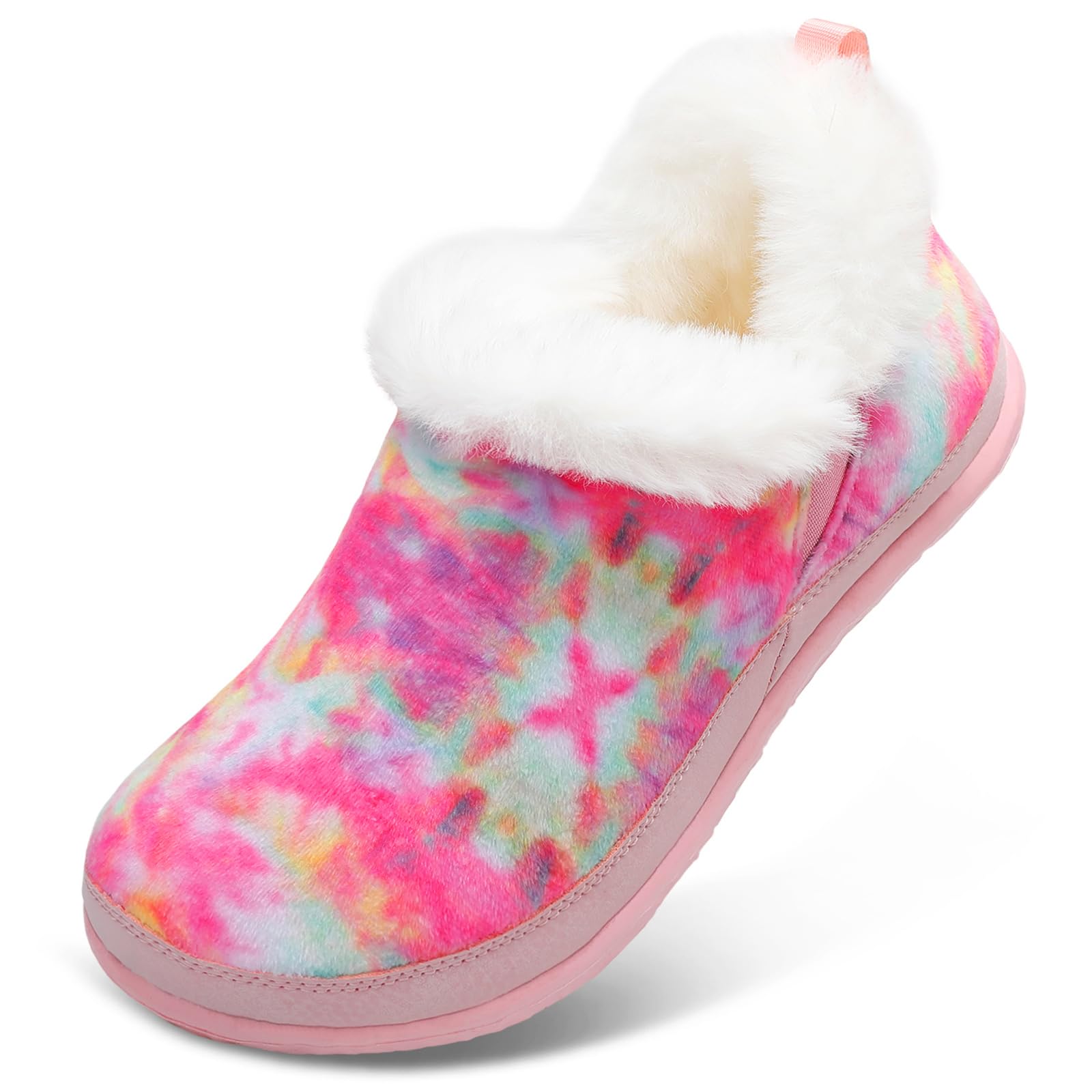 FEETCITY Memory Foam House Slippers for Women & Men - Soft Faux Fur Lined Indoor/Outdoor Slippers with Non-Slip Sole - Cozy Bedroom Shoes for Relaxing at Home, Lounging & Quick Outdoor Errands