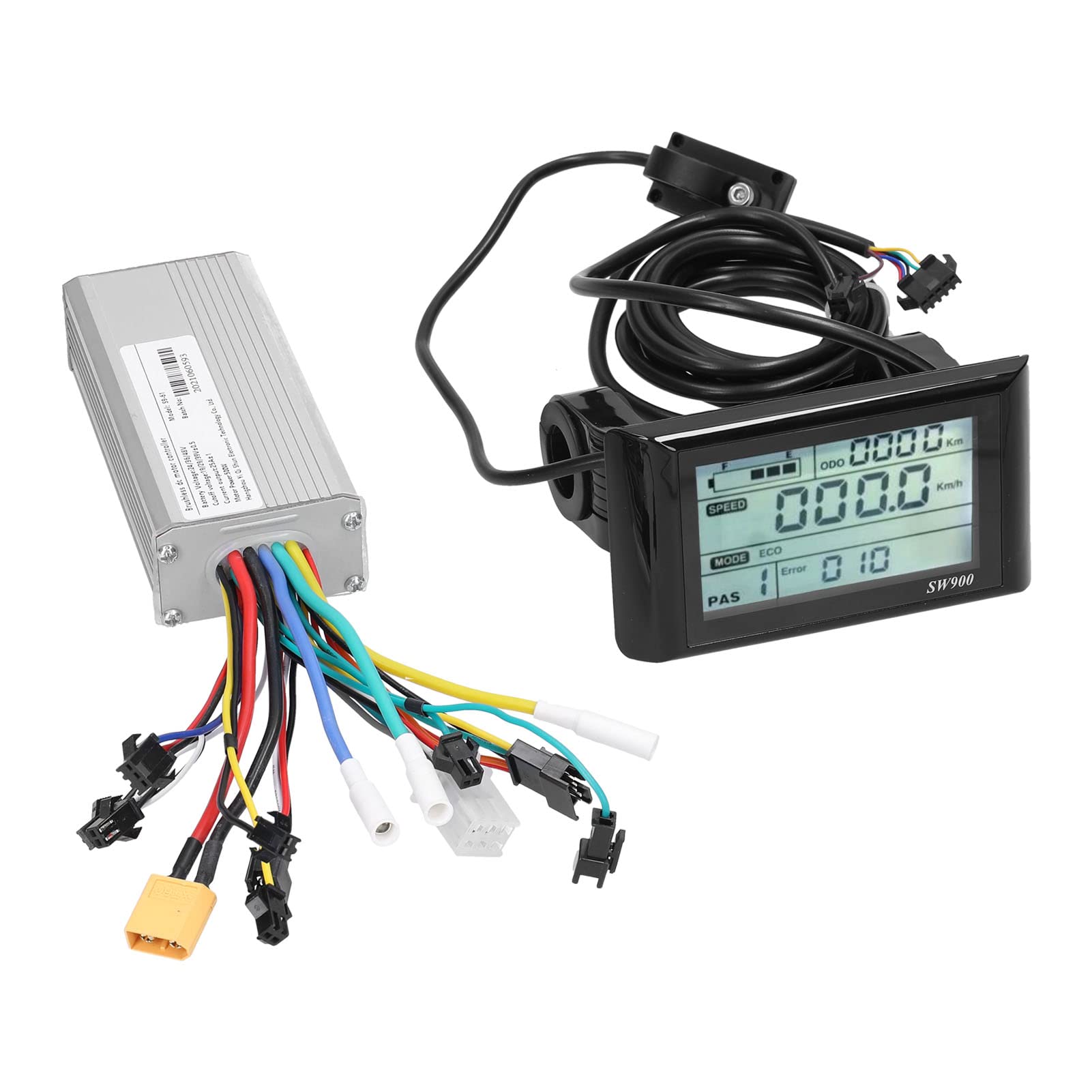 500W Brushless Motor Controller Kit for Ebike & Scooter - 24V-48V Waterproof Display Control Panel - Perfect for Electric Bicycle & Scooter Upgrades, Commuting & Outdoor Adventures
