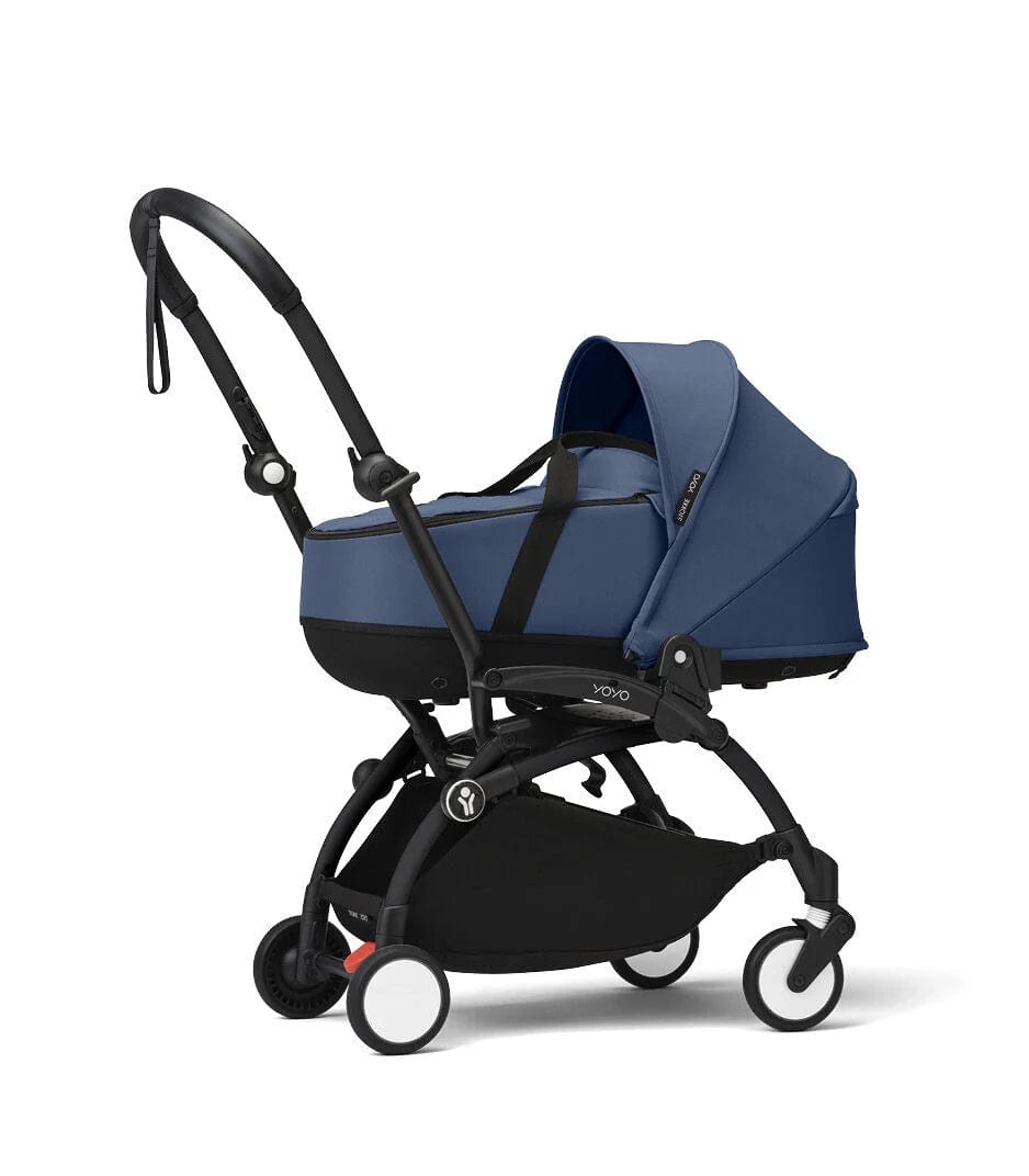Stokke YOYO 3 Lightweight Travel Stroller with Bassinet - Compact Foldable Baby Pushchair for Airplane & City Use