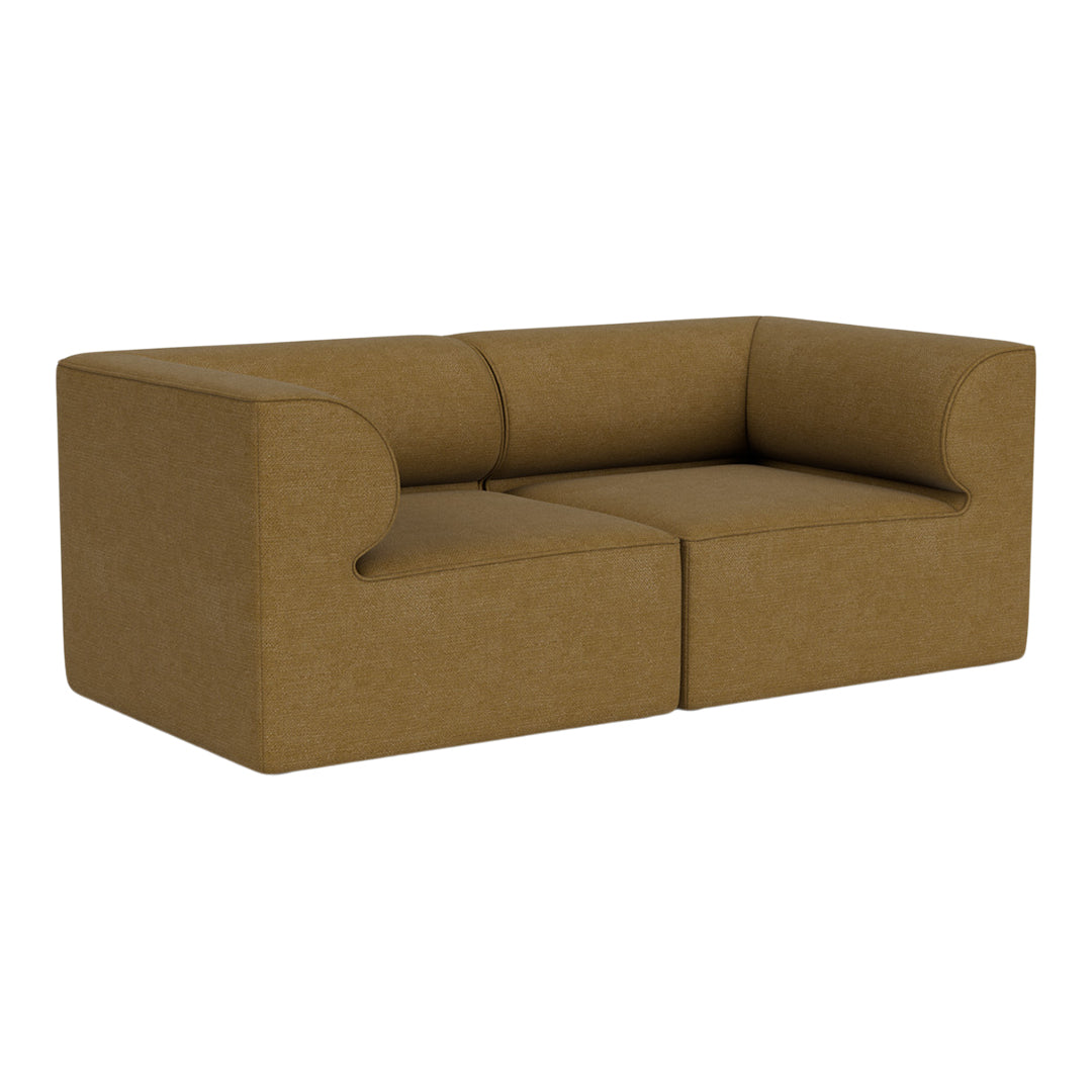 Modular Sofa 2 Seater - Modern Sectional Couch with Adjustable Configuration 1 for Living Room, Lounge & Small Spaces