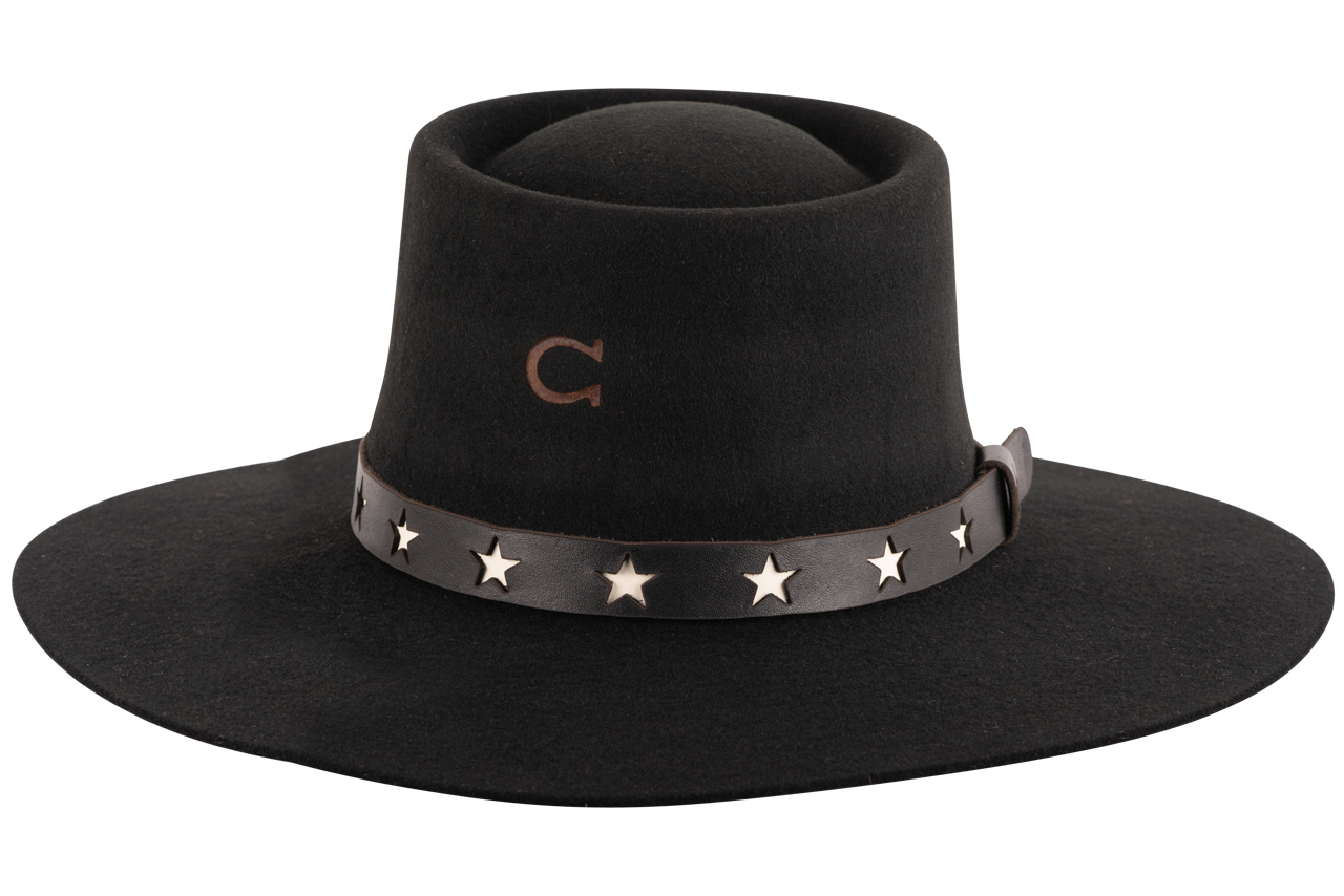 Charlie 1 Horse Cosmic Cowgirl Hat - Western Style Black Cowgirl Hat for Women | Perfect for Rodeo, Country Music Festivals & Outdoor Adventures