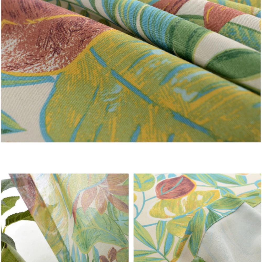 Amara Countryside Botanical Blackout Curtains - Custom Room Darkening Drapes for Bedroom & Living Room | Floral Print Window Treatments for Home Decor