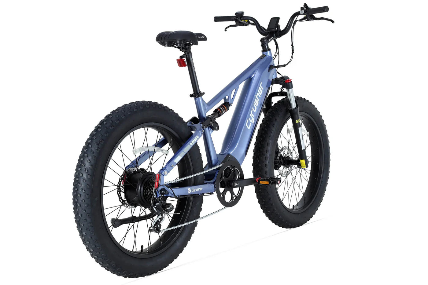 Cyrusher Rover 750W Electric Bike - 28 MPH, 62 Mile Range, Full Suspension - Perfect for Commuting, Off-Road Adventures & Urban Exploration