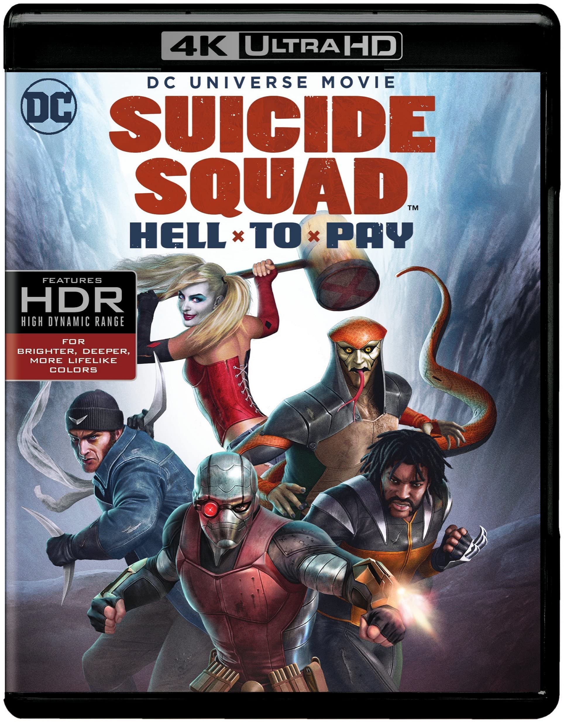DCU: Suicide Squad: Hell To Pay - 4K Ultra HD Blu-ray + Digital Copy | Action-Packed DC Universe Movie | Perfect for Movie Nights & Superhero Fans