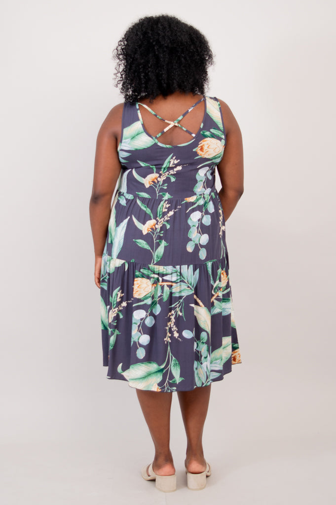 Kayana Women's Dress - Elegant Flowy Summer Dress with Short Sleeves & V-Neck | Perfect for Casual Wear, Beach Vacation, and Date Night Outfits