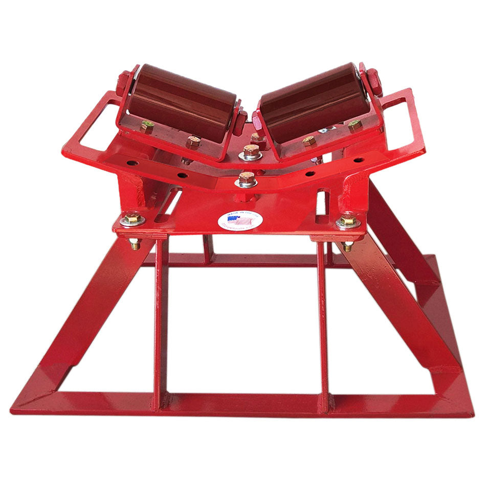 B&B Pipe Tools 2115 Pipe Launcher Stand for 4-20 Inch Pipes - Heavy Duty Pipe Support for Construction, Plumbing & Industrial Use
