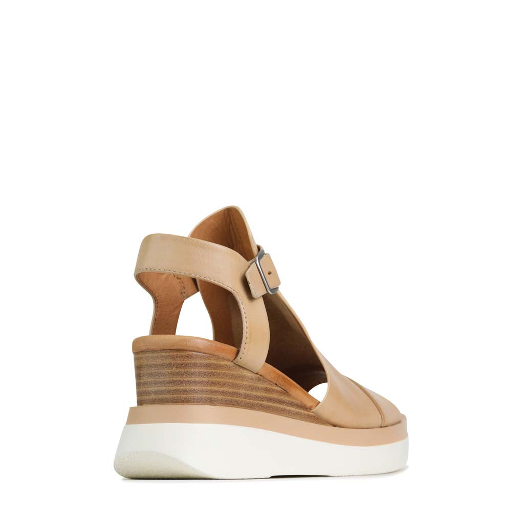 SASILIA Women's Leather Wedge Heel Sandals - Comfortable Summer Casual Shoes for Beach, Vacation & Outdoor Wear