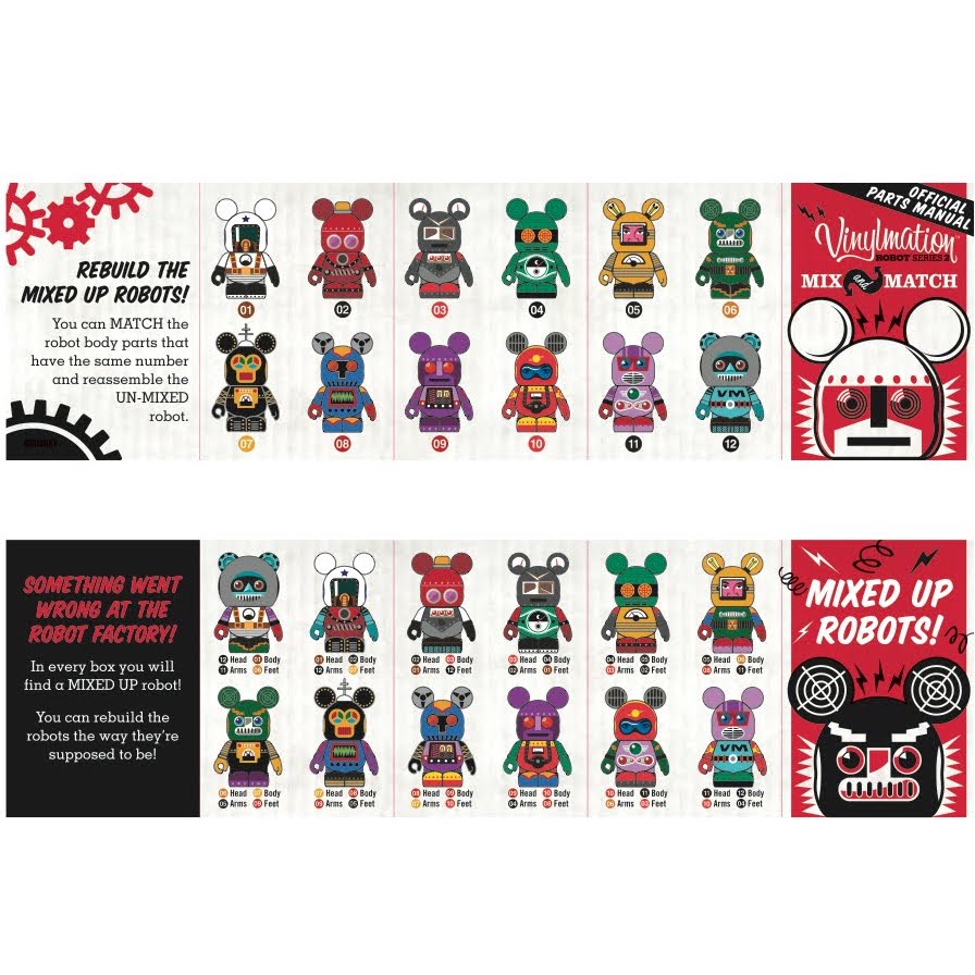 Disney Vinylmation Robots Series 2 Blind Box Collectible Toy - Perfect for Disney Fans, Robot Collectors & Surprise Gift Lovers | Great for Birthday Gifts, Party Favors & Display Collections