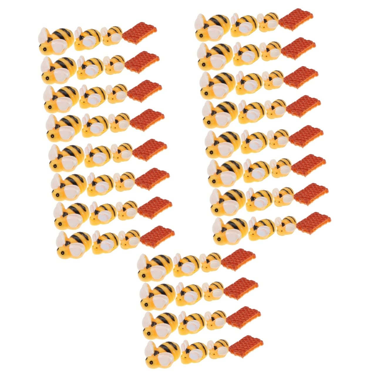 400 Pcs Miniature Bee & Ladybug Resin Flatback Embellishments - Tiny Spring Garden Decor, Jewelry Making Supplies, DIY Craft Adornments for Scrapbooking, Card Making, and Home Decoration