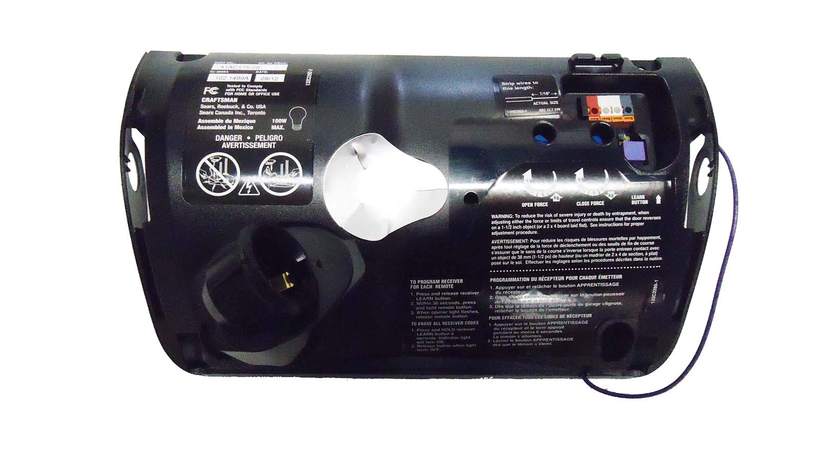Sears Craftsman 41AC175-2S Garage Door Opener Receiver Logic Board Replacement Part - Compatible with Craftsman Garage Door Openers - Perfect for Home Garage Door Repair and Maintenance