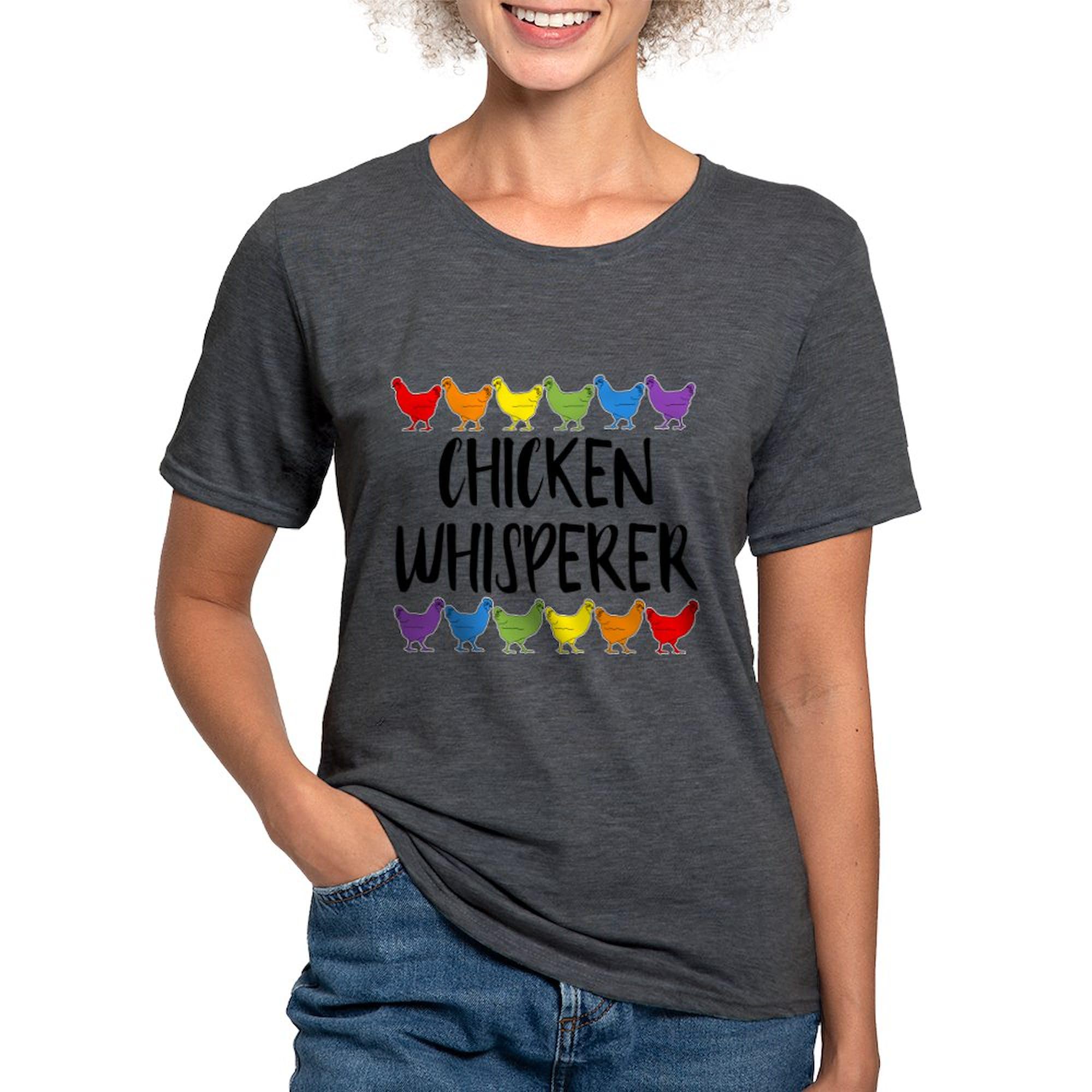 Chicken Whisperer Women's Tri-Blend T-Shirt - Soft Vintage Style Tee for Poultry Lovers, Farm Life & Chicken Keeping Enthusiasts