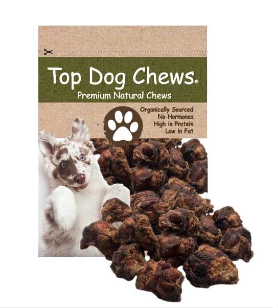 Premium Dog Chews – 20 Count Beef Knee Cap Bones for Aggressive Chewers | Long-Lasting Natural Treats for Small, Medium & Large Dogs | Made in USA | Perfect for Training Rewards & Dental Health