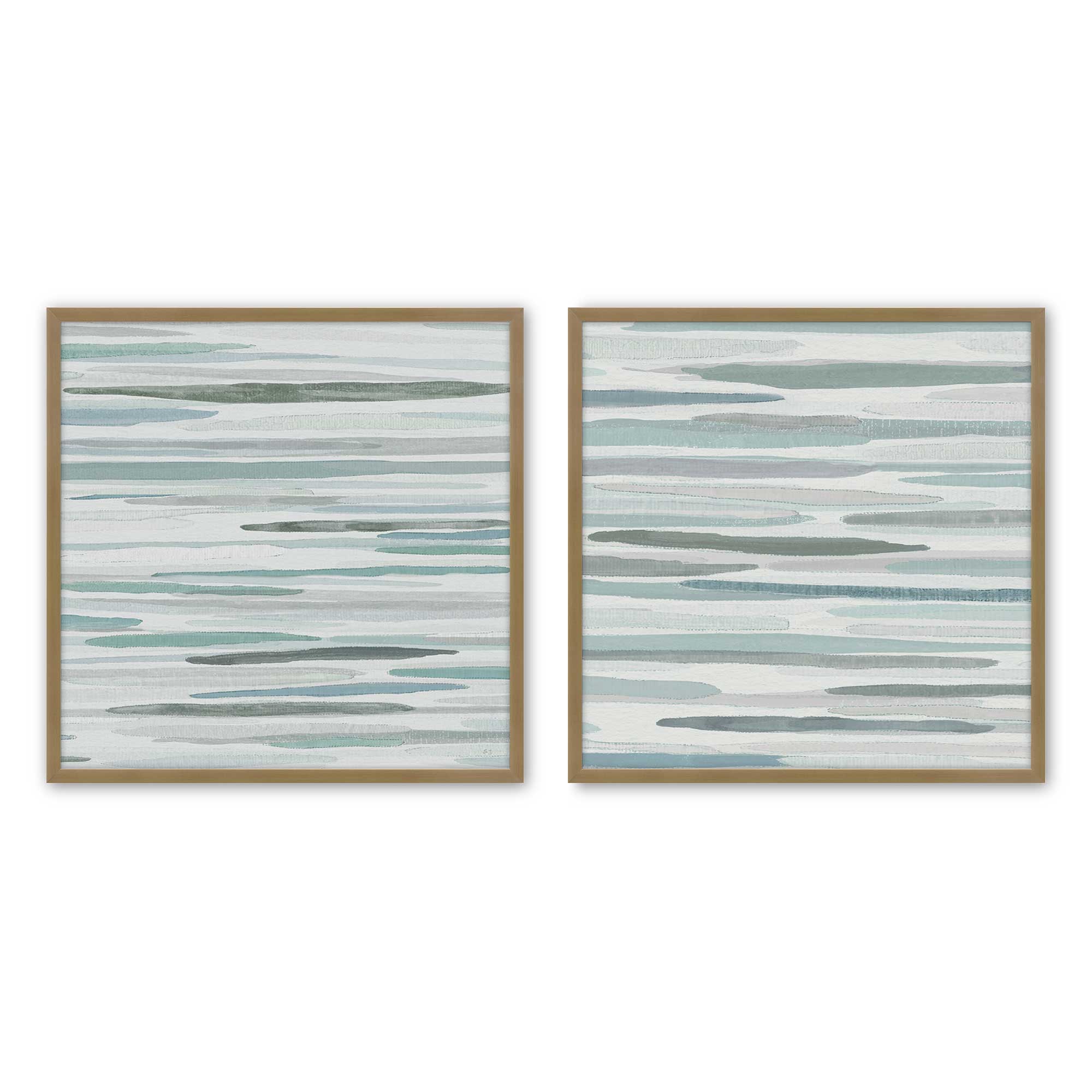 Cresting Calm Set of 2 Wall Art Prints on Archival Matte Paper - Coastal Beach Decor for Living Room, Bedroom & Office