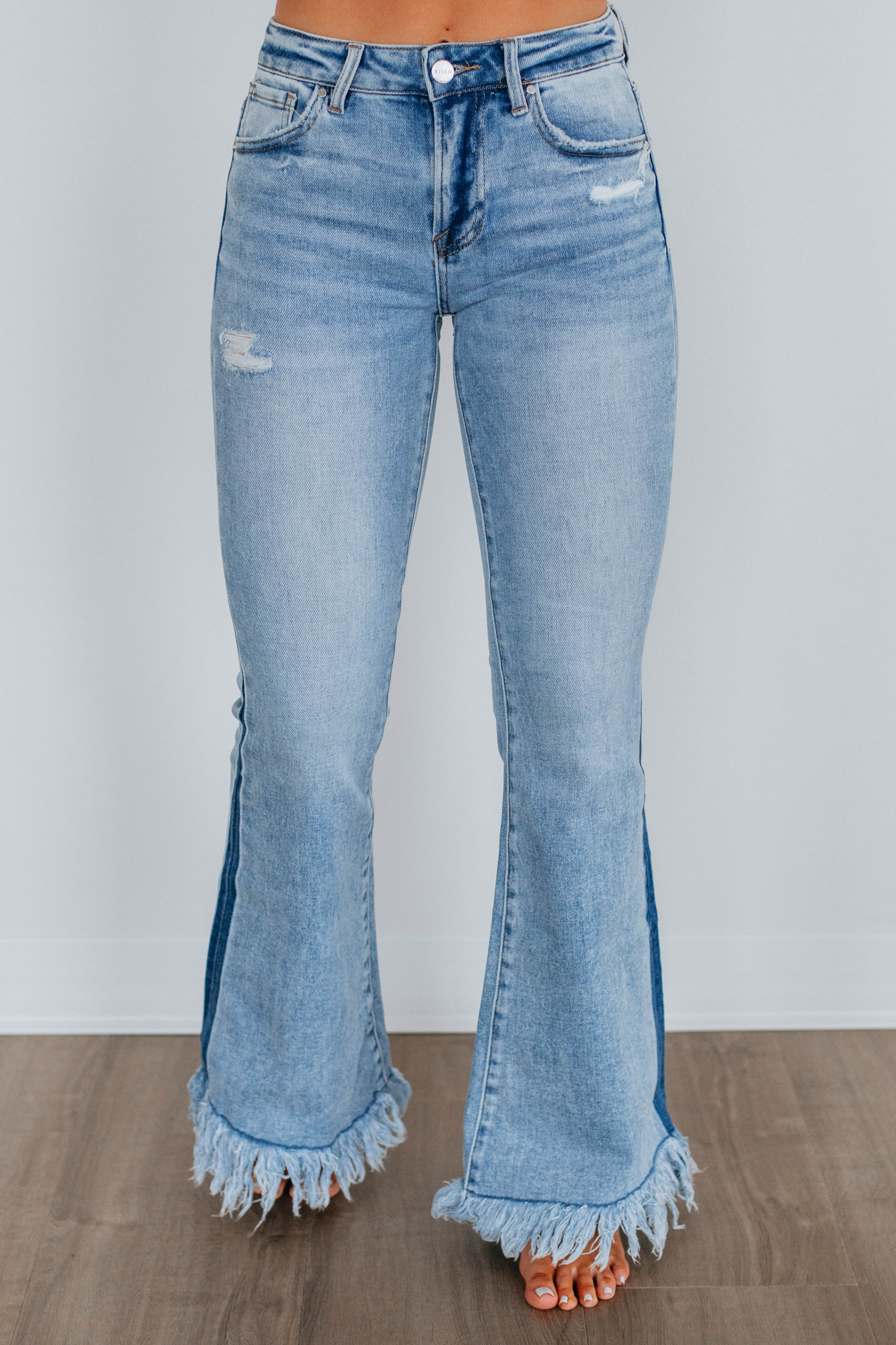 Gena Risen Women's High Waist Stretch Skinny Jeans - Comfortable Slim Fit Denim Pants for Casual Wear & Everyday Outfits