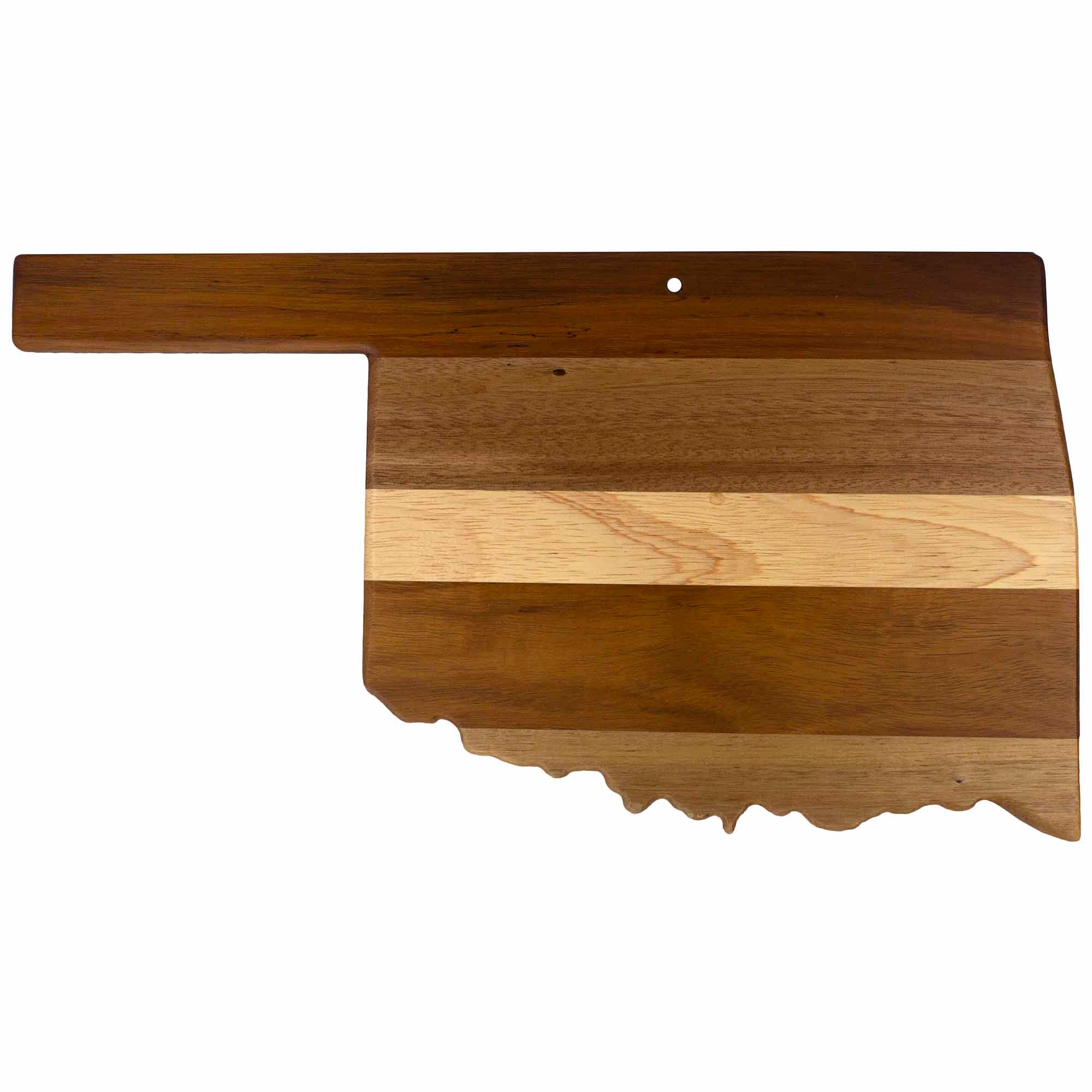 Rock & Branch® Shiplap Series Oklahoma Cutting Board - Premium Wooden Chopping Board for Kitchen, Butcher Block, Charcuterie & Cheese Serving - Perfect for Home, Restaurant & BBQ Use