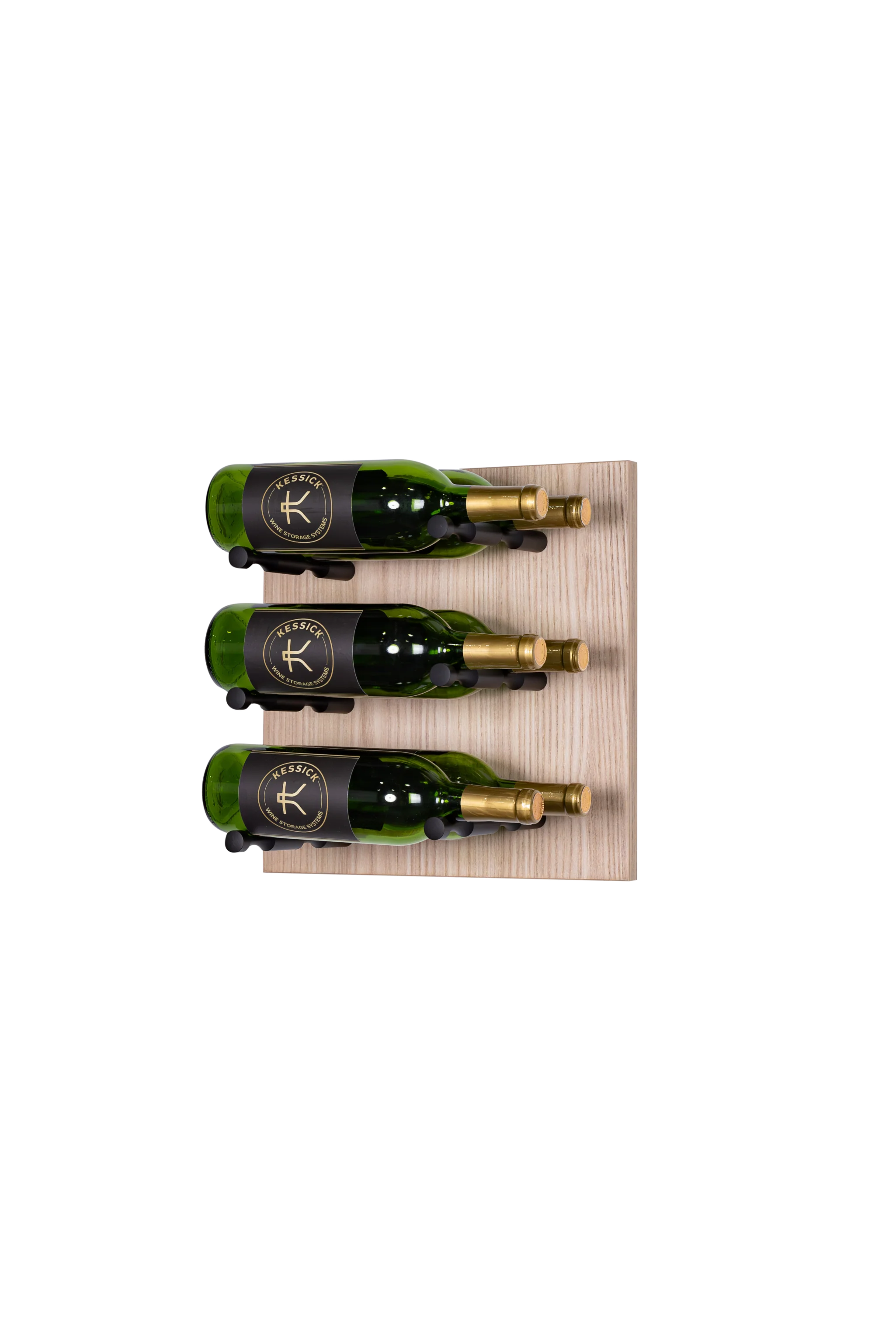 Kessick Wine as Art 14x14 Inch Wall Mounted Textured Panel Wine Rack - Perfect for Home Bar, Kitchen Decor & Wine Storage Organization