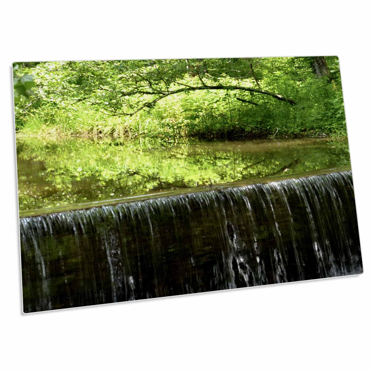 3D Rose Arched Tree Reflection Water Art Desk Pad Place Mats (dpd-150229-1) - Elegant Table Decor for Dining Room, Office, or Home Decor