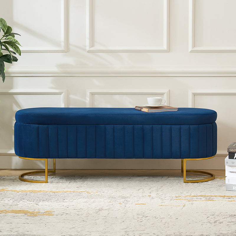 Hugo Functional Storage Bench with Internal Compartments - Entryway Shoe Bench, Hallway Organizer & Living Room Storage Solution