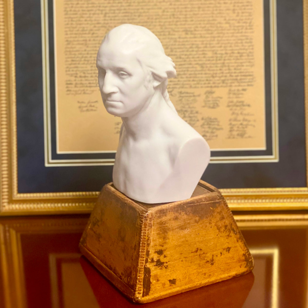 George Washington 10-Inch Collectible Bust - Premium American History Decoration for Home, Office & Classroom Display