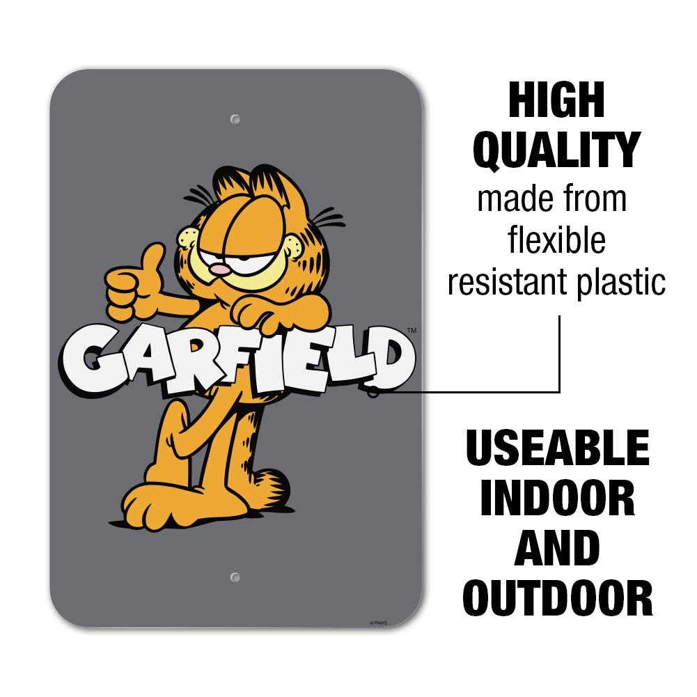 Garfield Themed Logo Sign for Home, Office & Business Decor - Perfect for Wall Art, Workspace & Gift Ideas