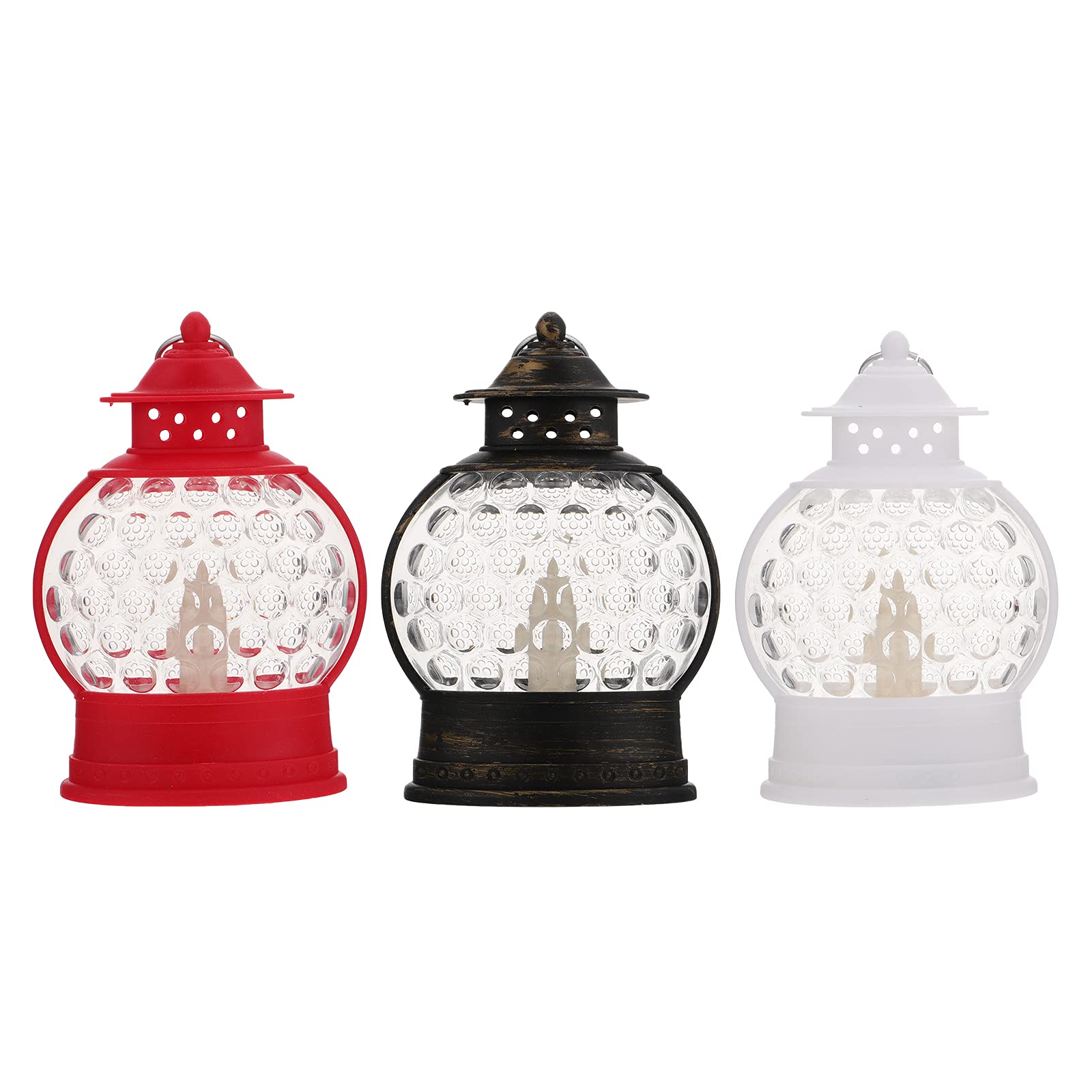 BESPORTBLE 3Pcs LED Flameless Candles - Battery Operated Decorative Lights with Realistic Flickering Flame Effect for Home Decor, Halloween Party, Christmas, Wedding & Table Centerpiece - Perfect for Romantic Dinners, Spa Nights and Cozy Ambiance